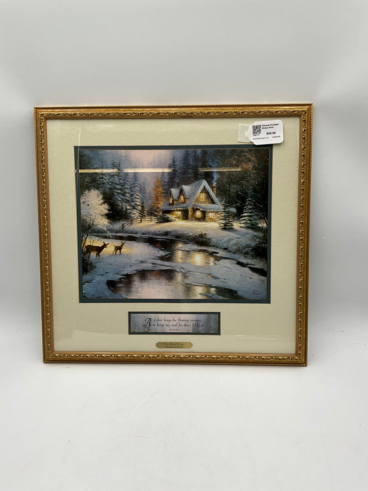 Thomas Kinkade Winter Print