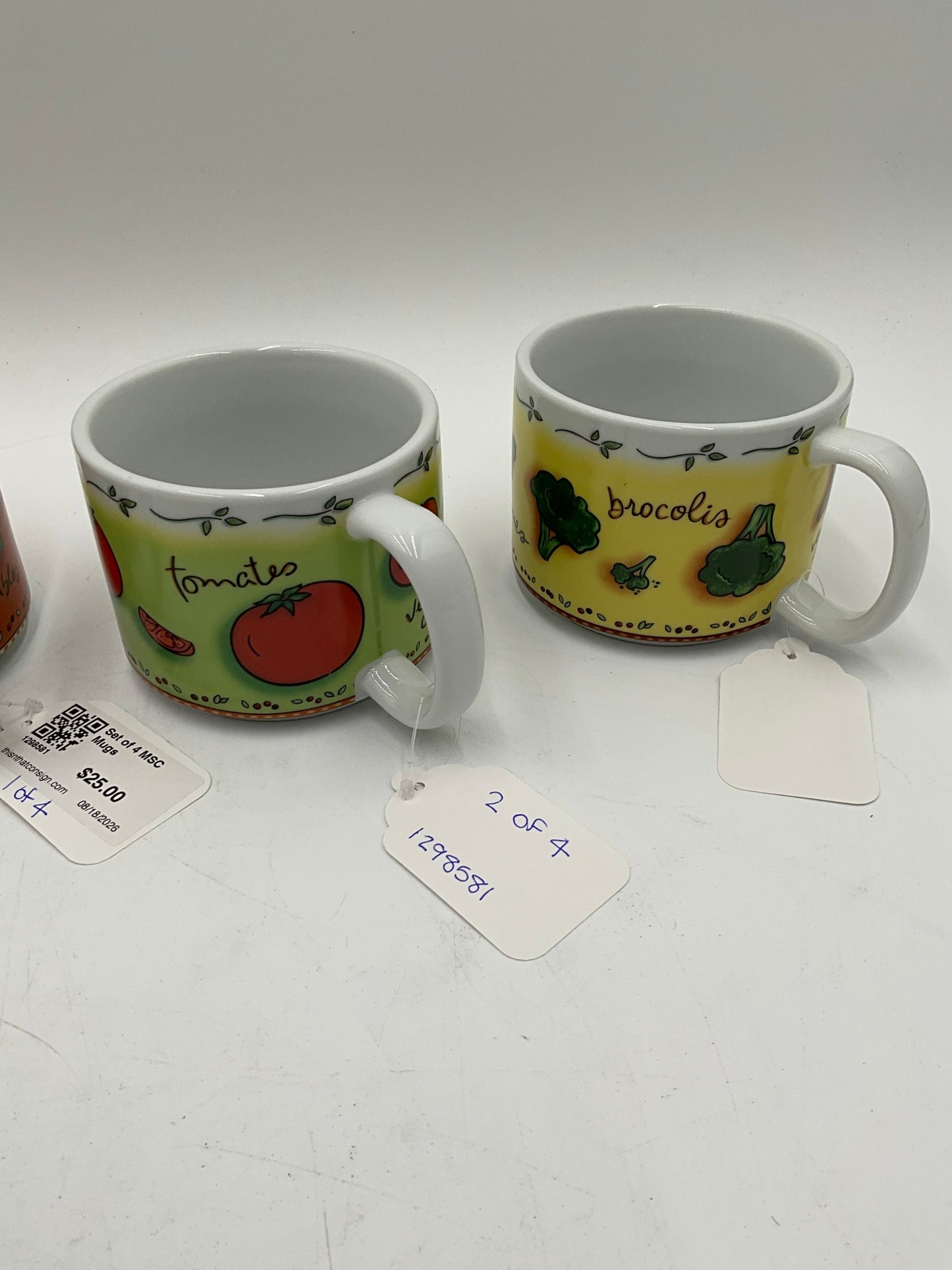 Set of 4 MSC Mugs
