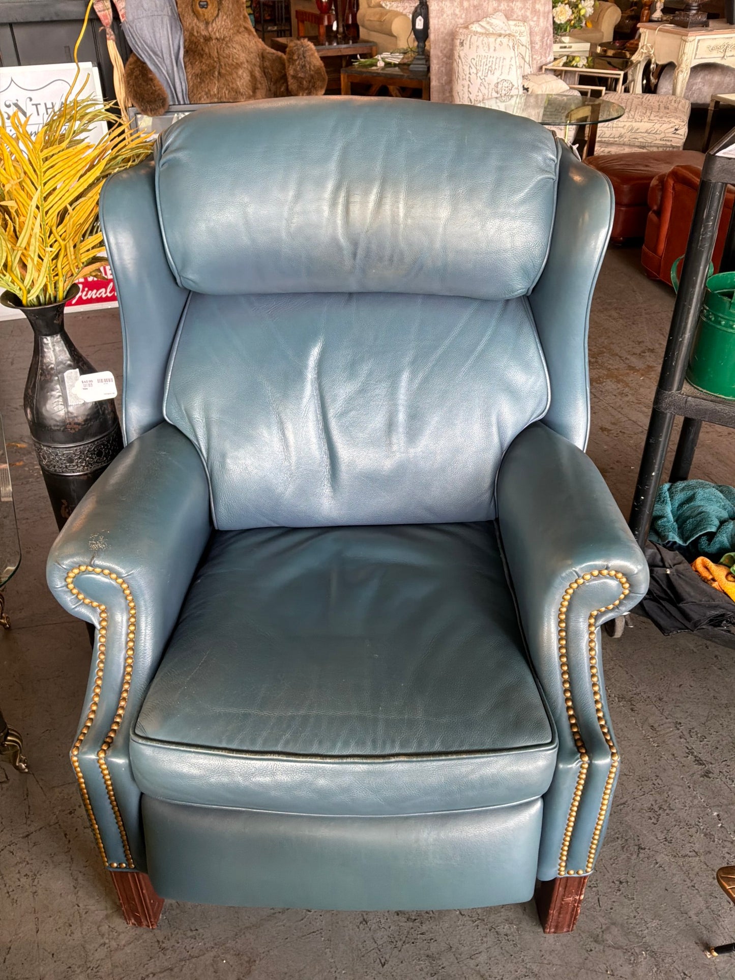 Blue Hancock+Moore Recliner