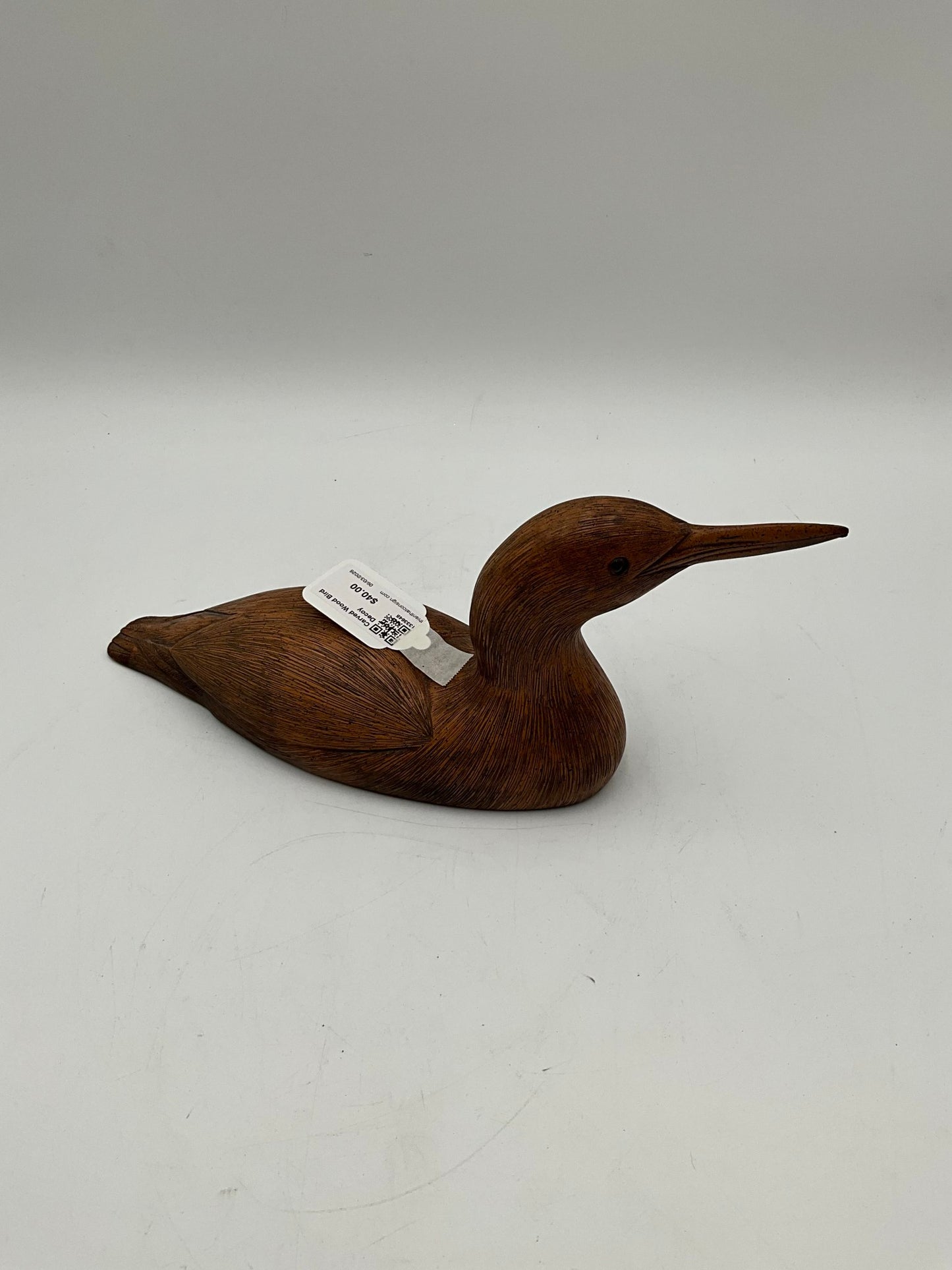 Carved Wood Bird Decoy