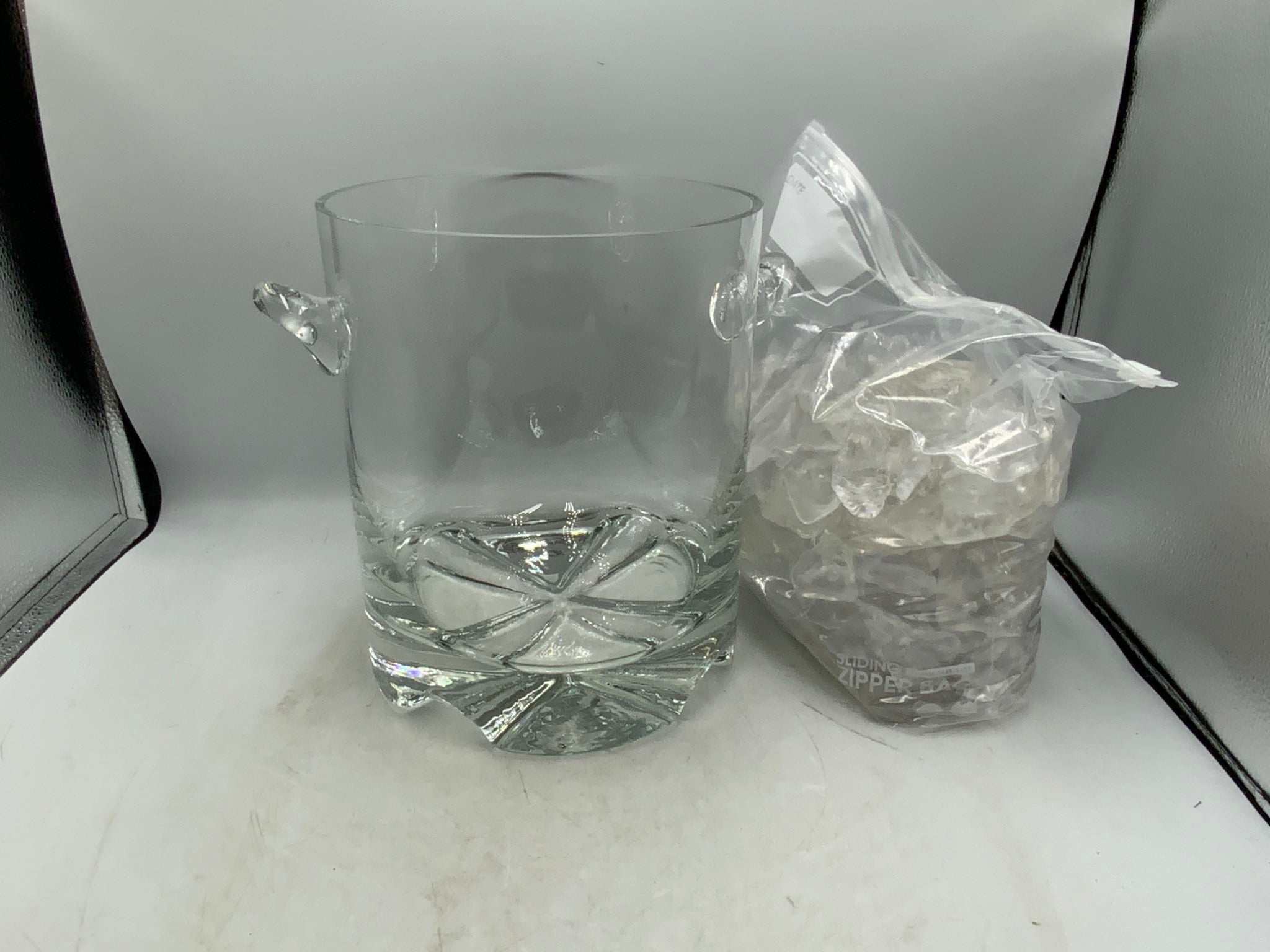 Ice Bucket with Ice Blocks