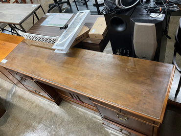 Jofco Executive Credenza w/Glass Top