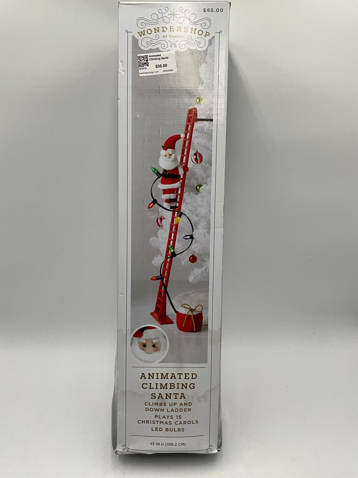 Animated Climbing Santa