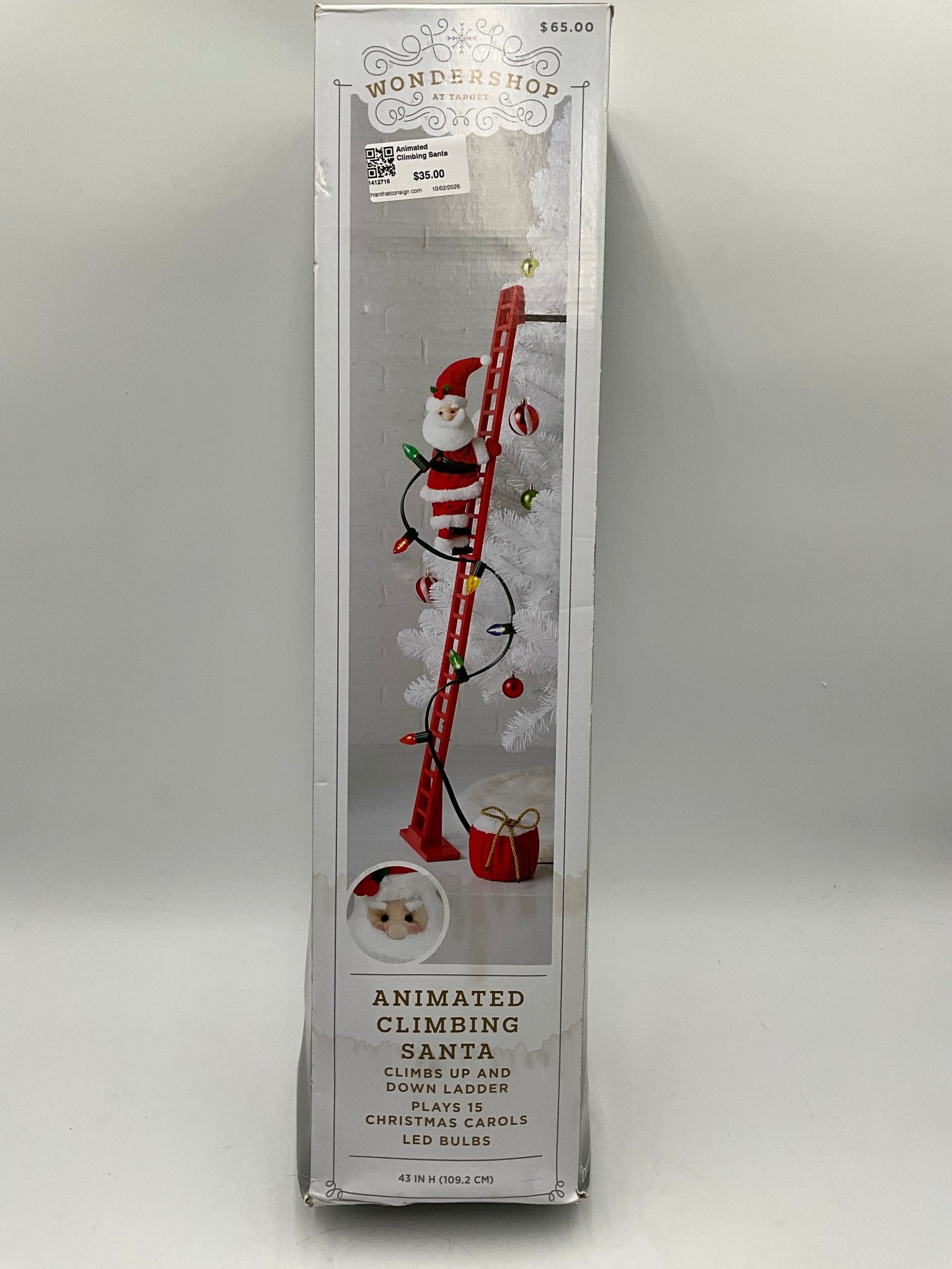 Animated Climbing Santa