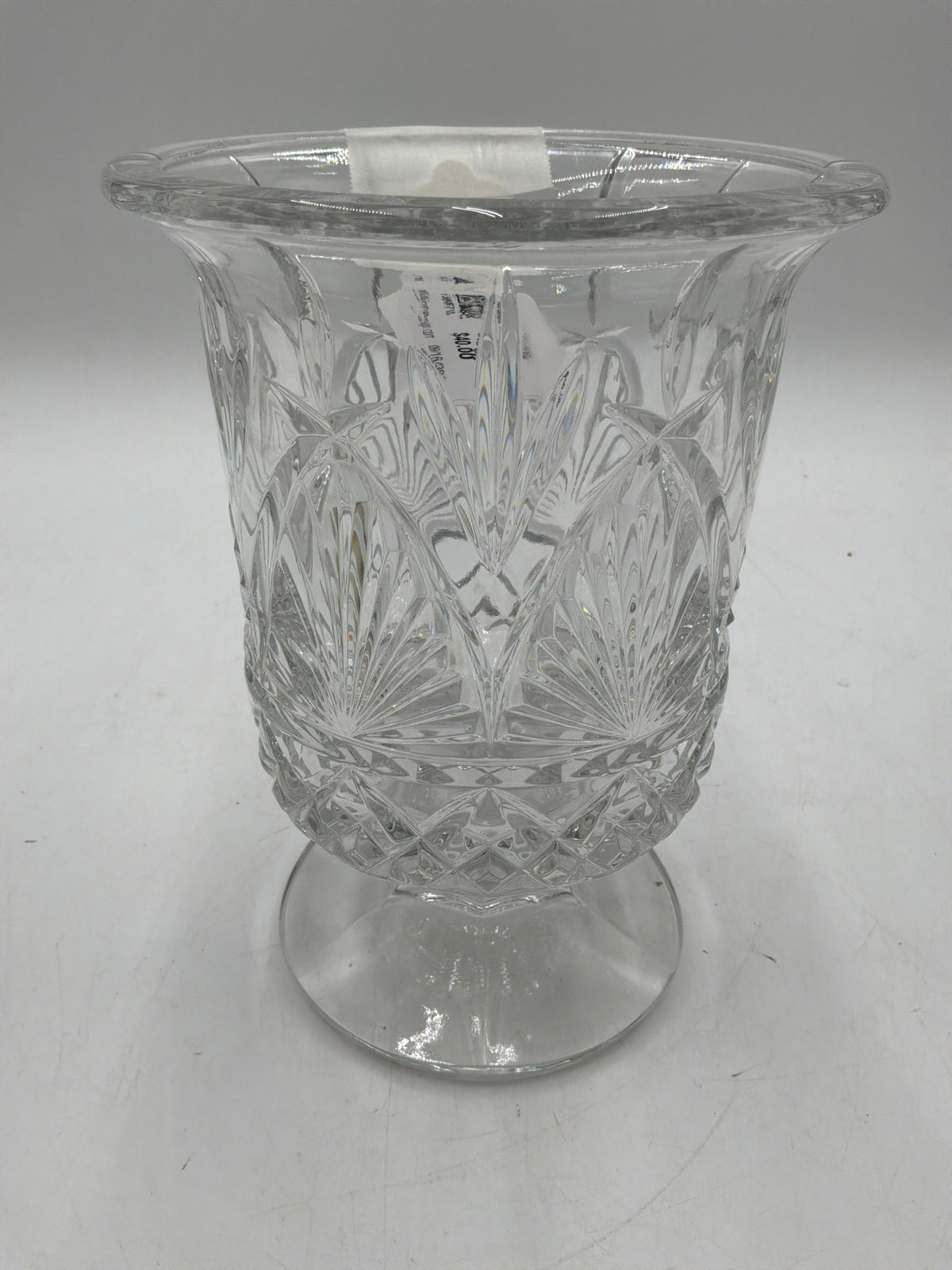 Shannon Lead Hurricane Vase