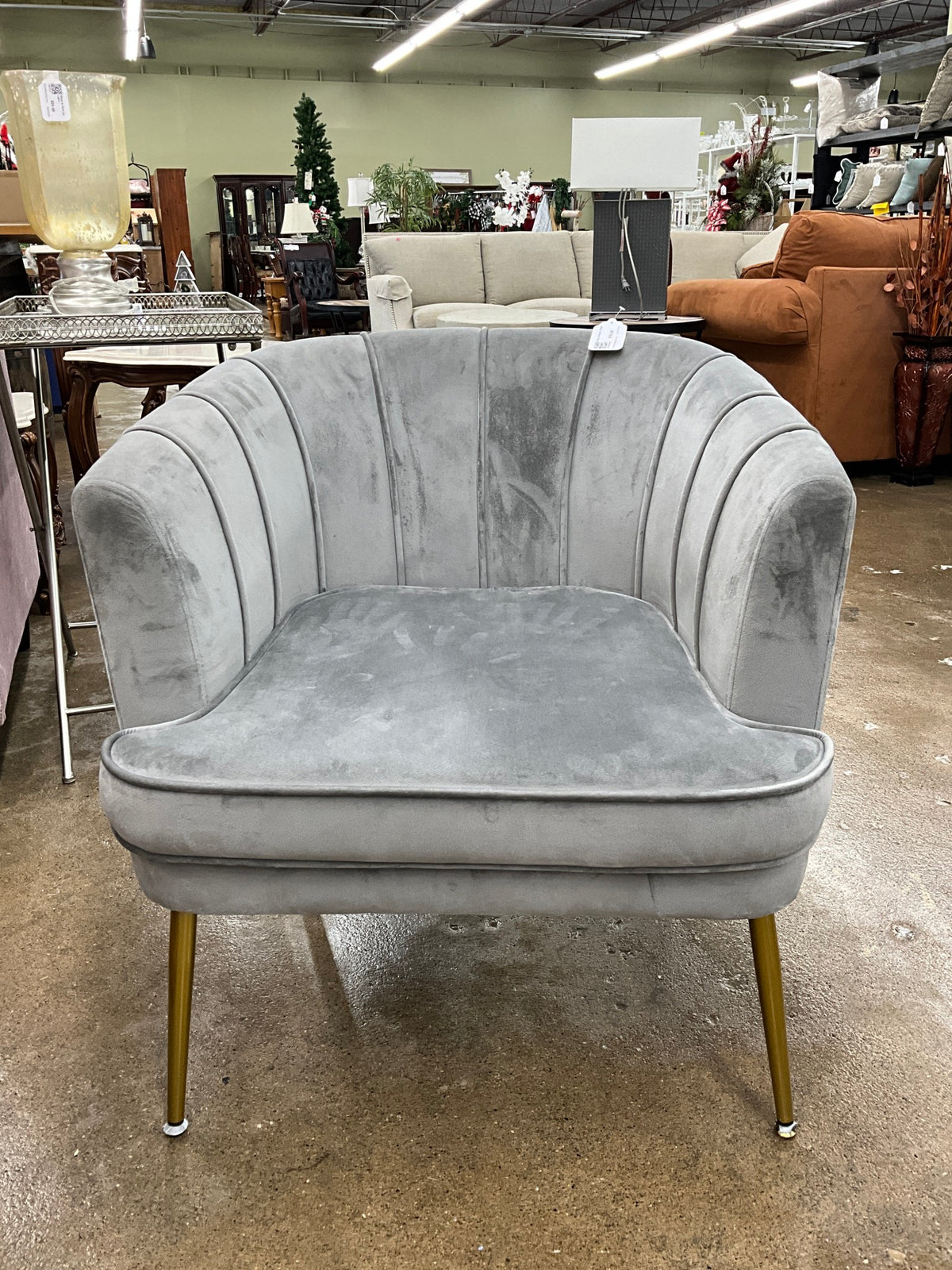 Grey Accent Chair