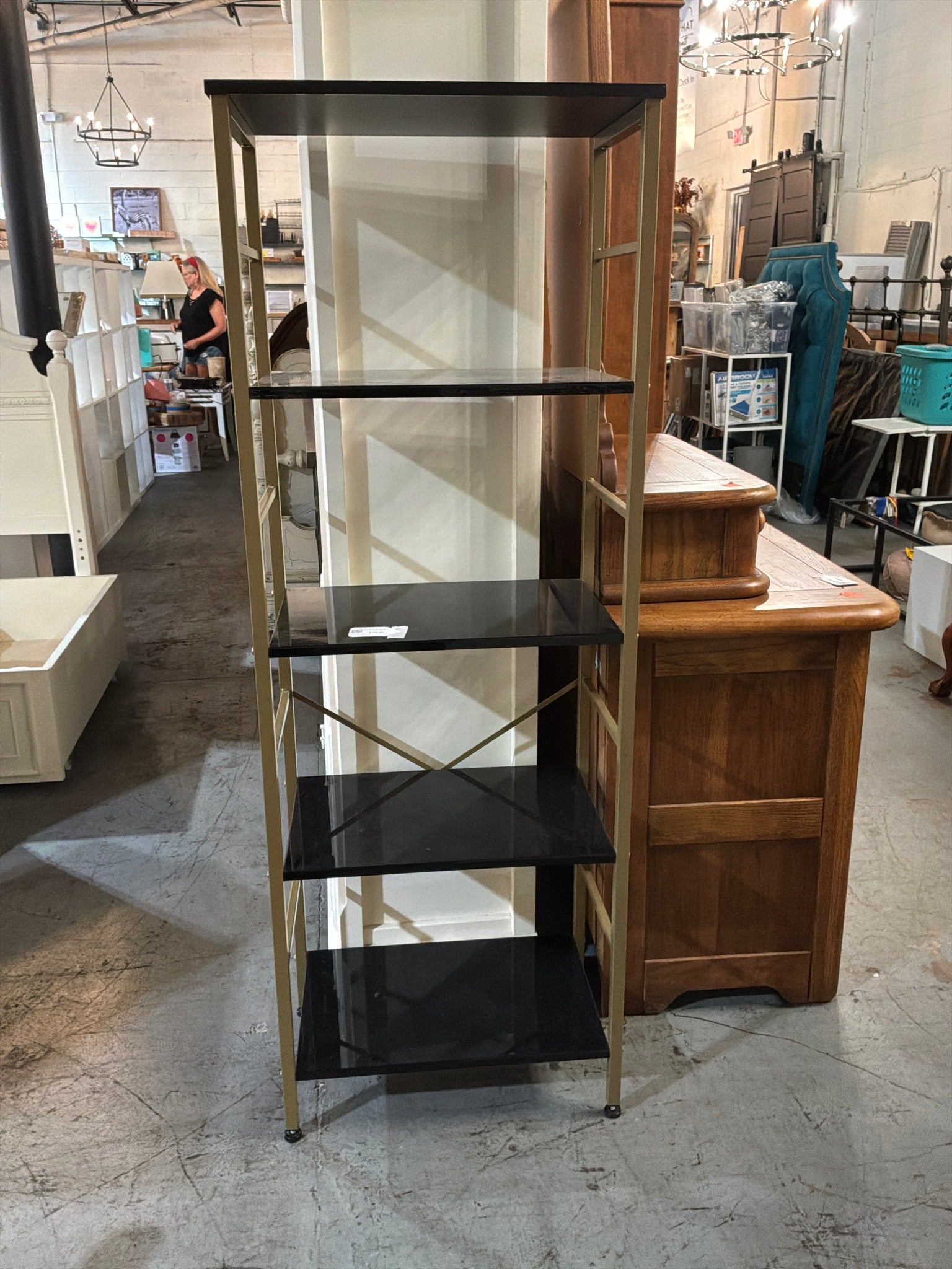 Black/Gold Shelf