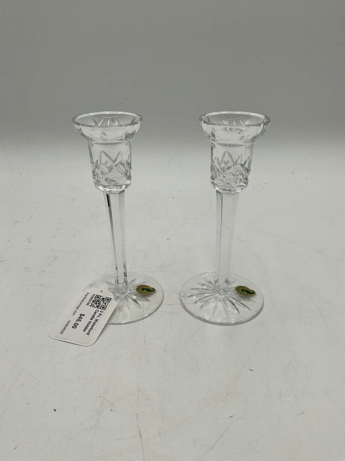 2 Pc. Waterford Candle Holder