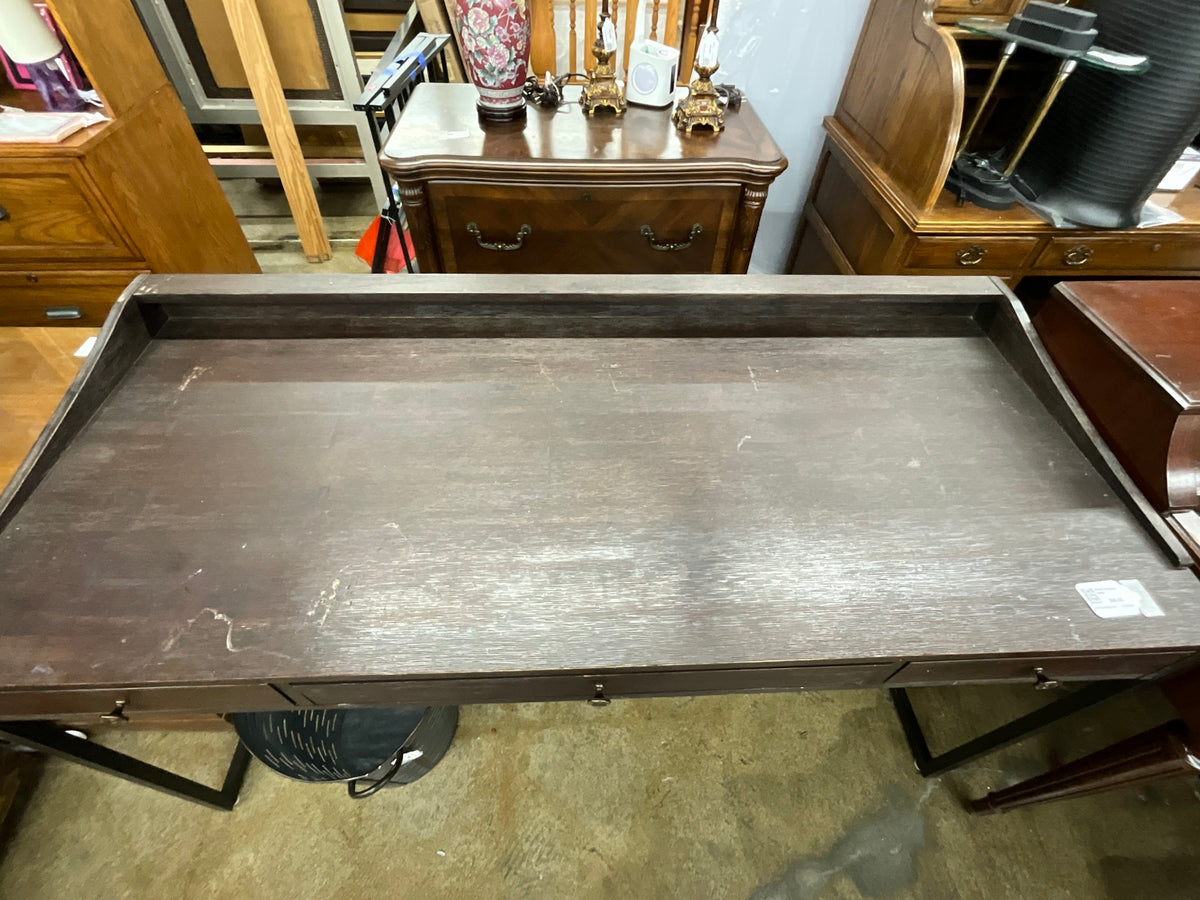Wood 3 drawer Desk