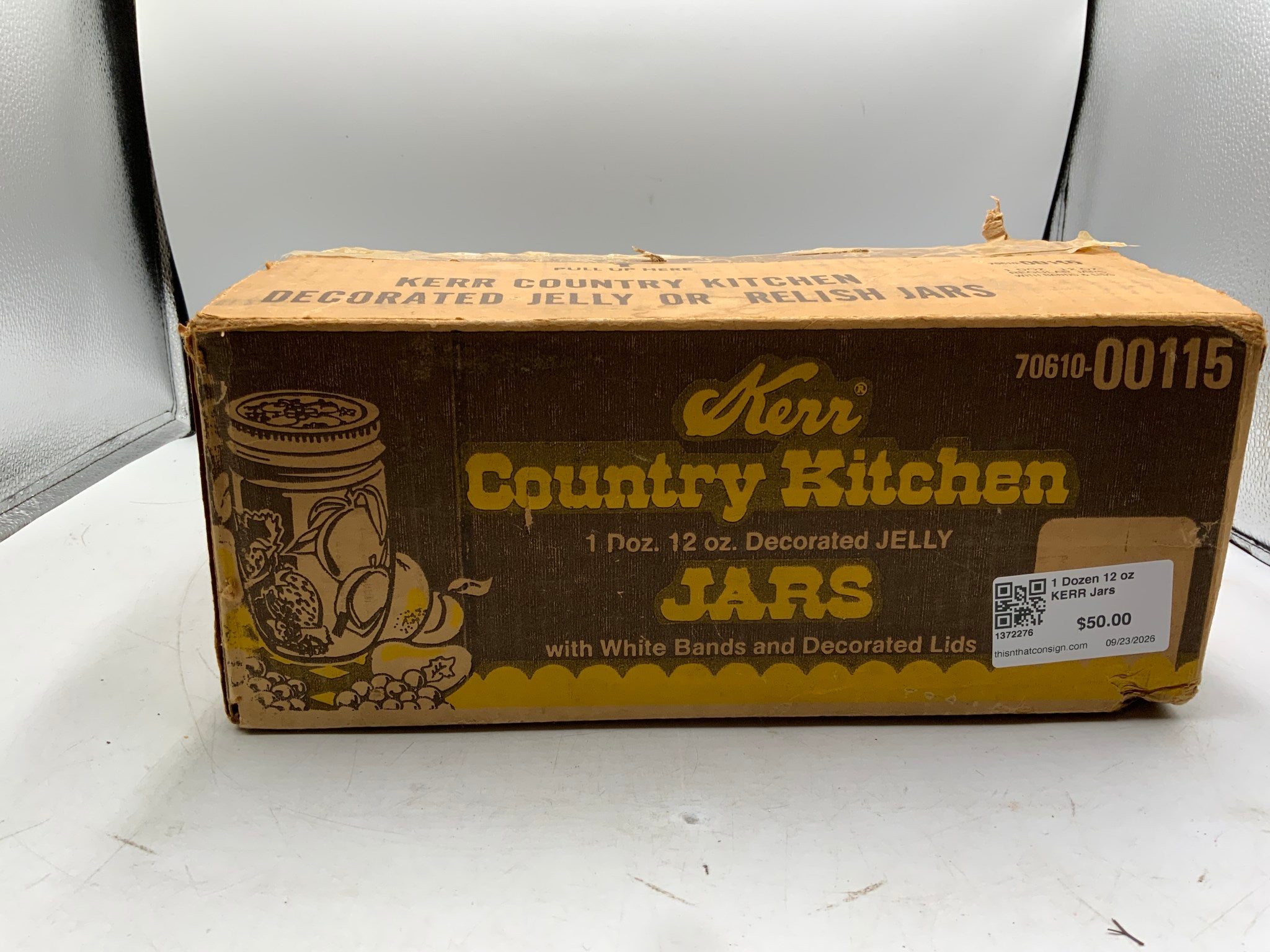 1 Dozen 12 oz KERR Jars