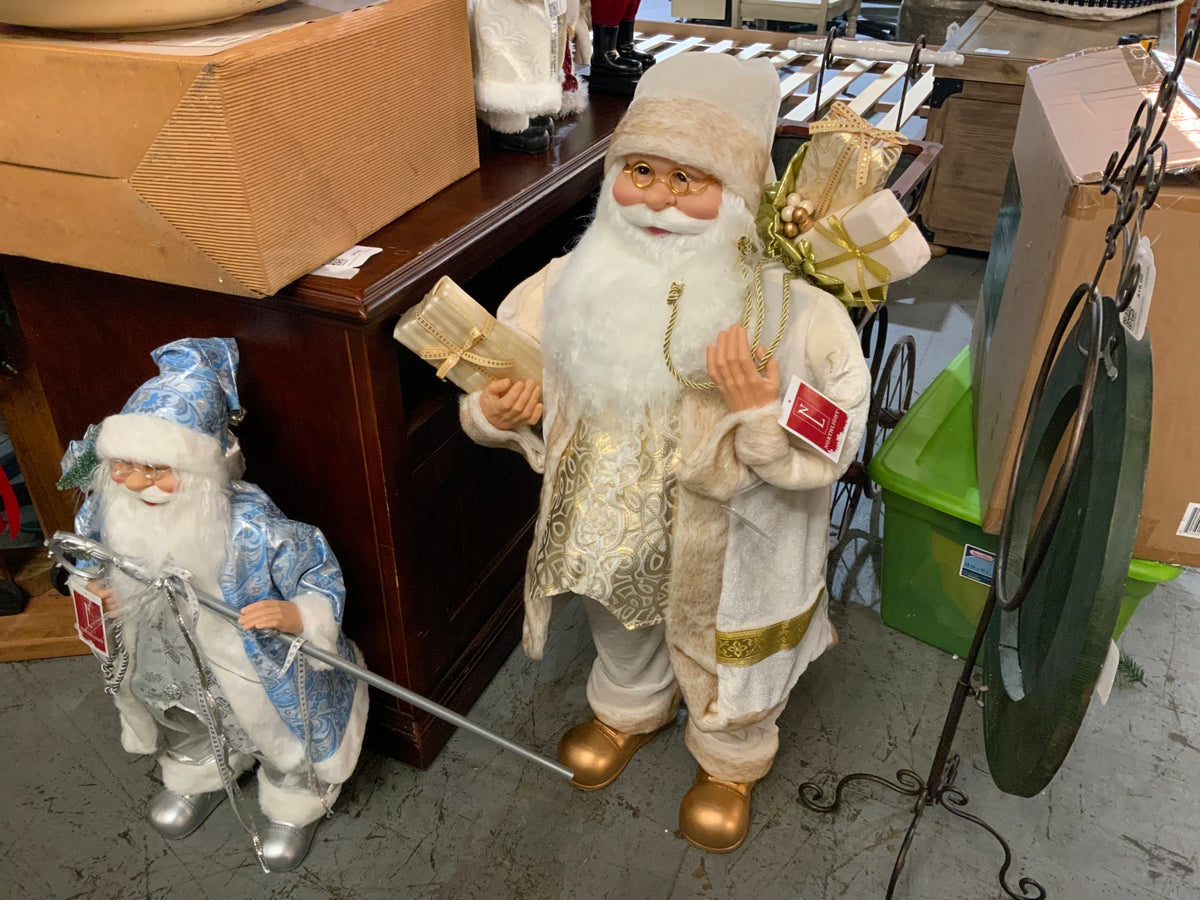 White / Gold Santa