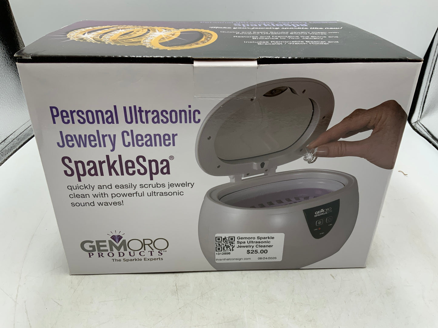 Gemoro Sparkle Spa Ultrasonic Jewelry Cleaner