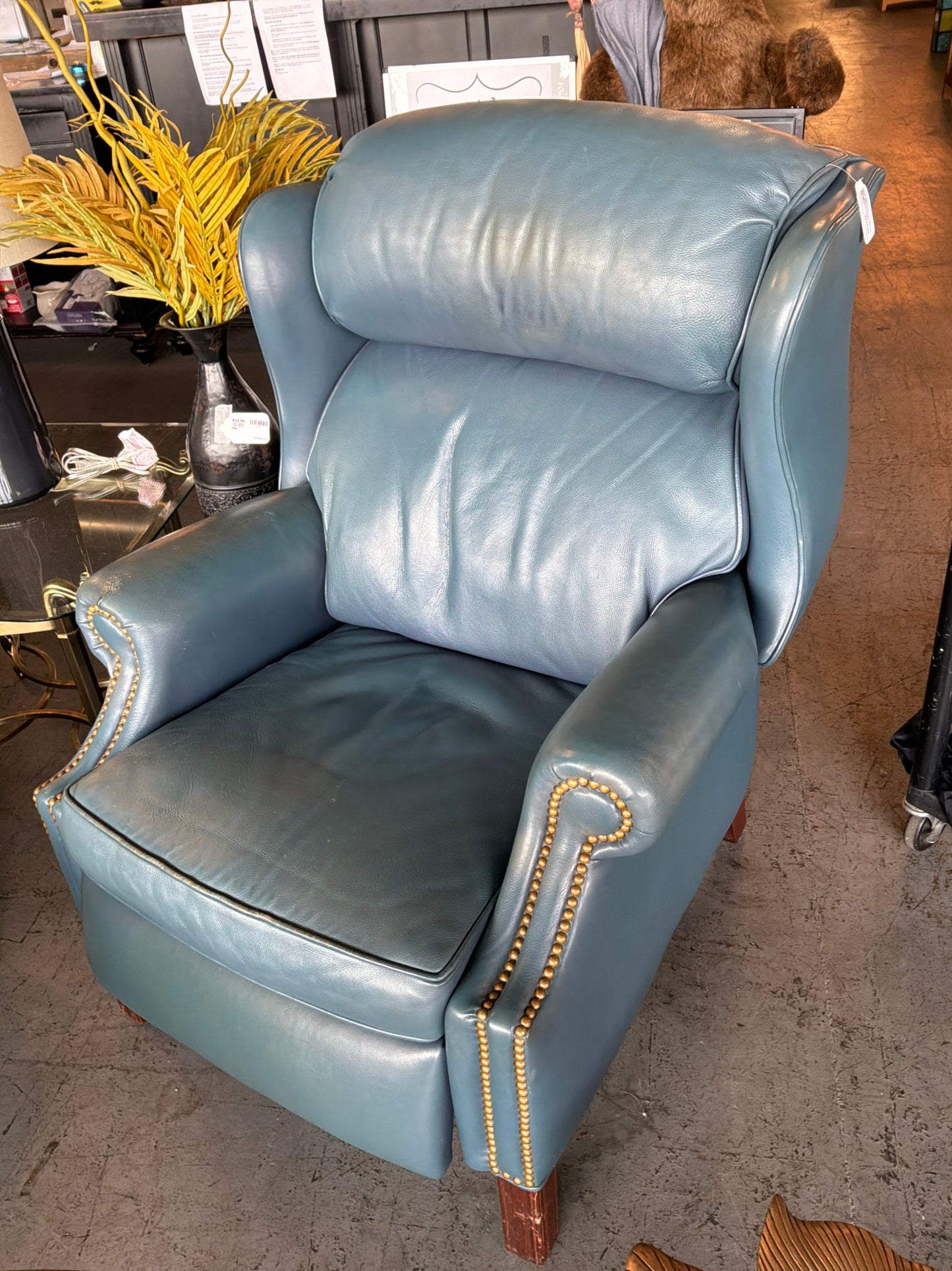 Blue Hancock+Moore Recliner