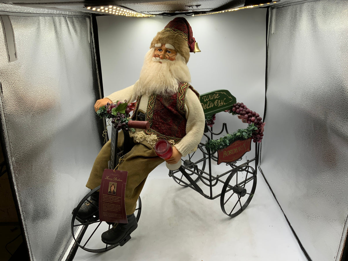 Karen Didion XL Wine Delivery Santa