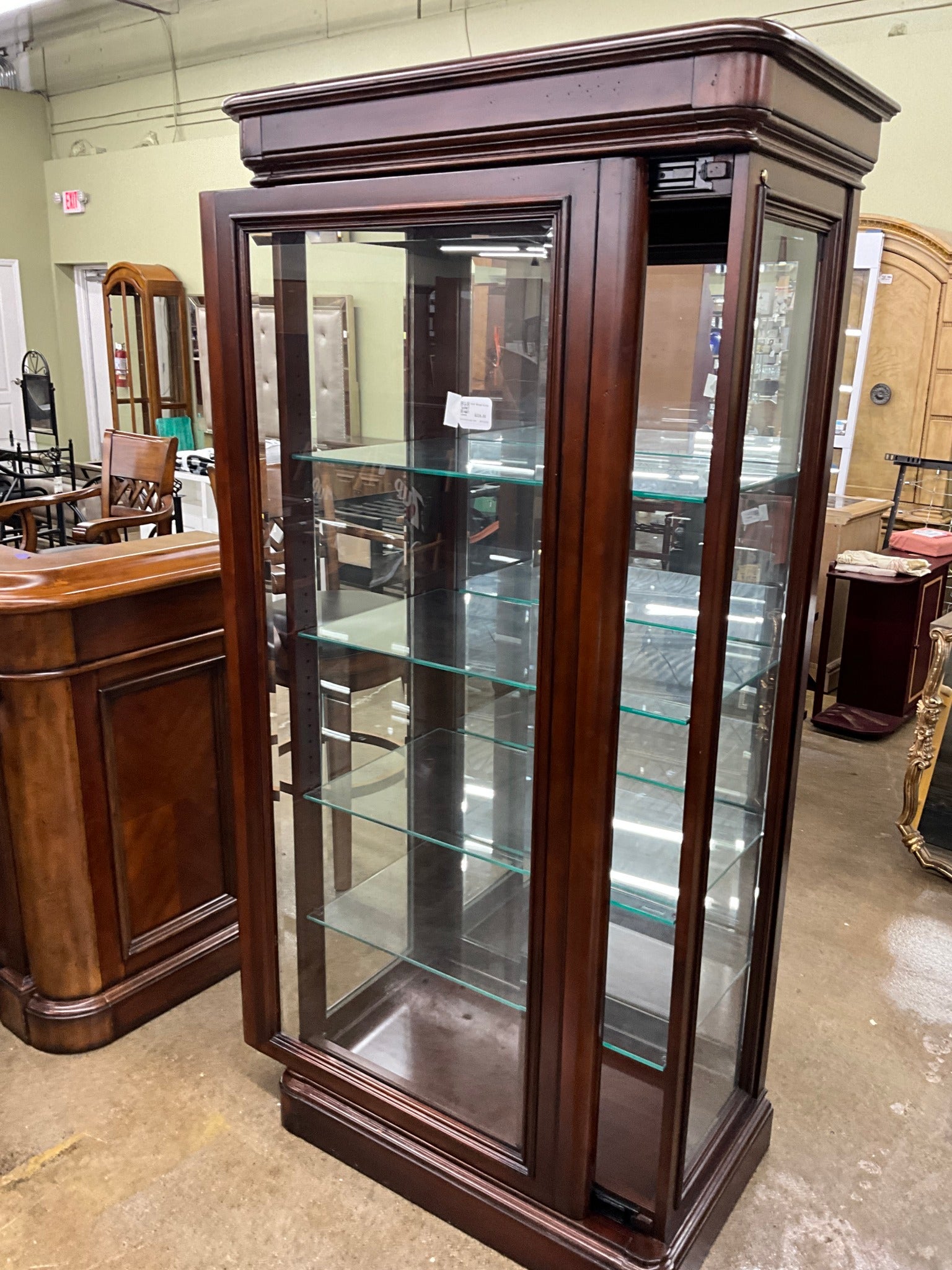 Dark Wood Curio