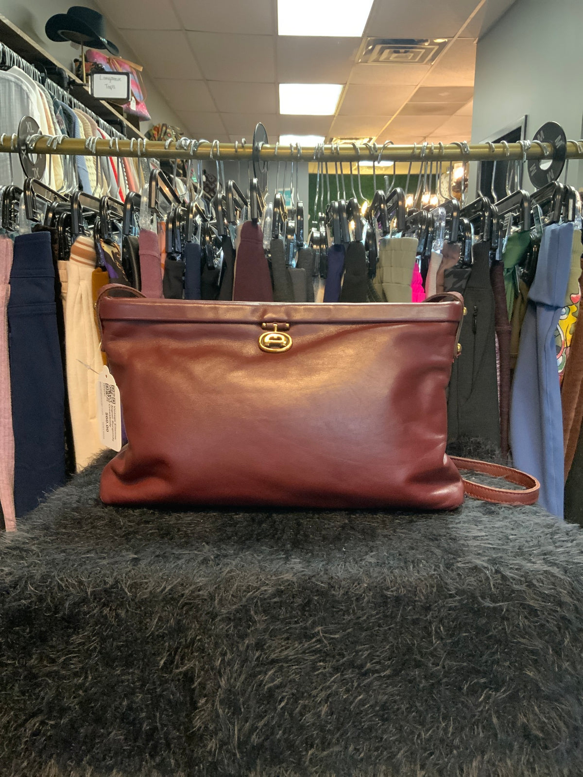 Vintage Etienne Aigner Burgundy Crossbody