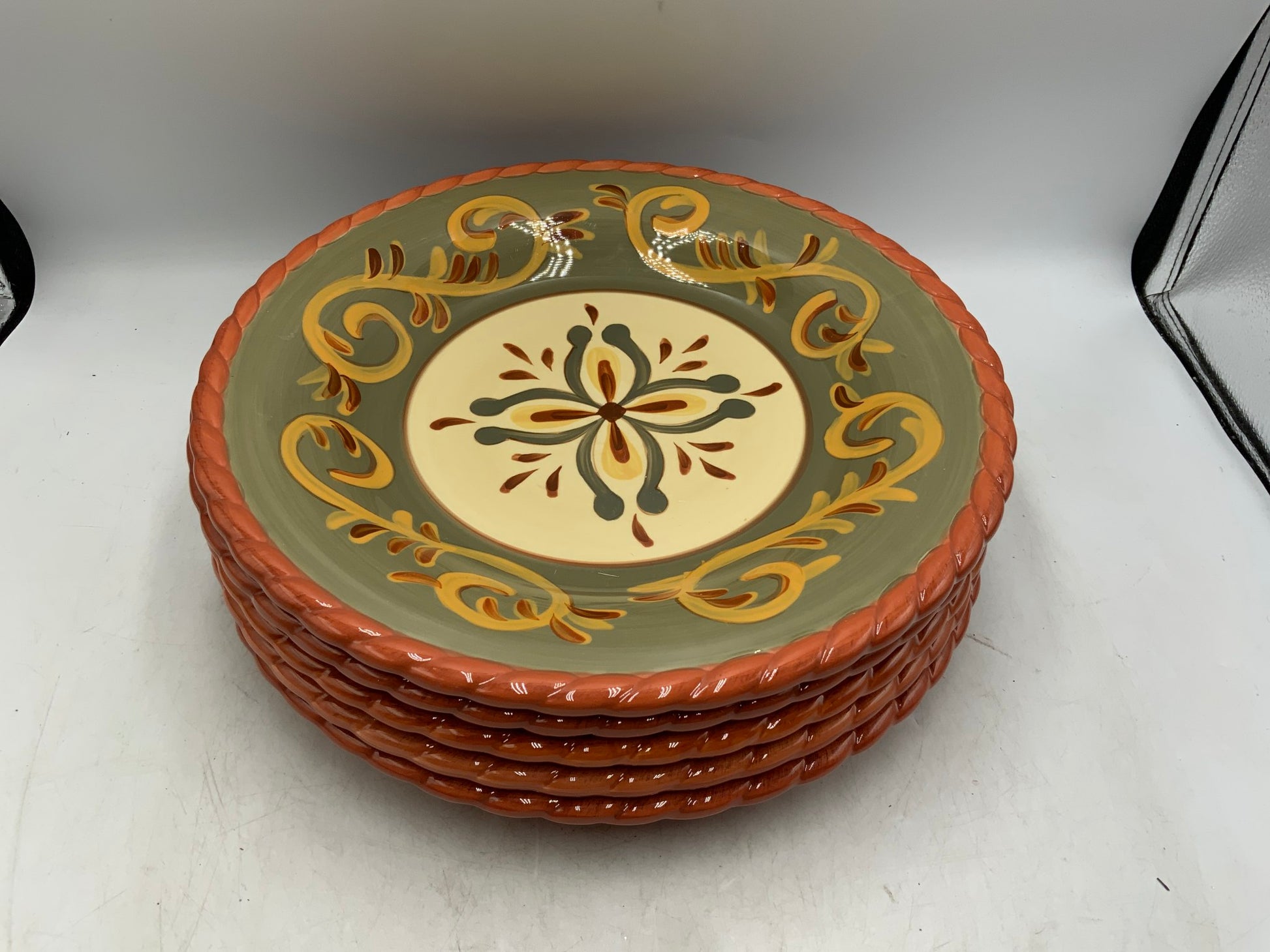 Artimino Tuscan Countryside Dinner Plates Set of 5