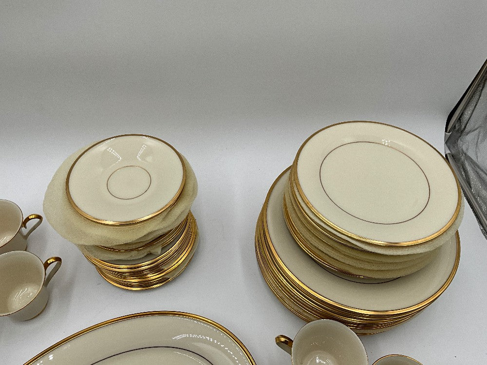 Lenox Eternal 12 Place Setting Dish Set