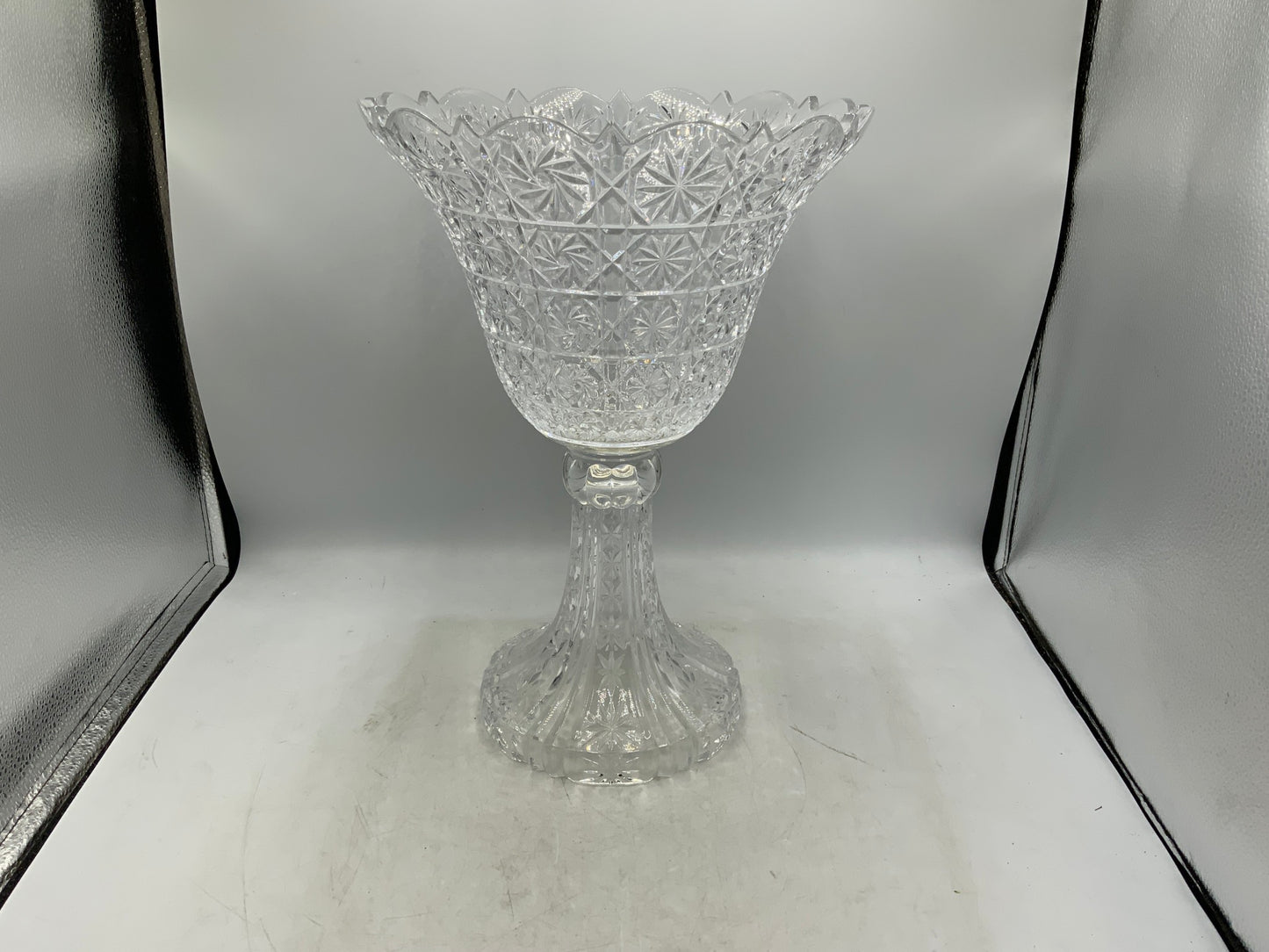 Crystal Lg Centerpiece Vase