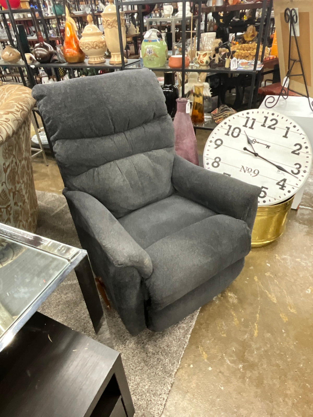 Grey La Z Boy Recliner