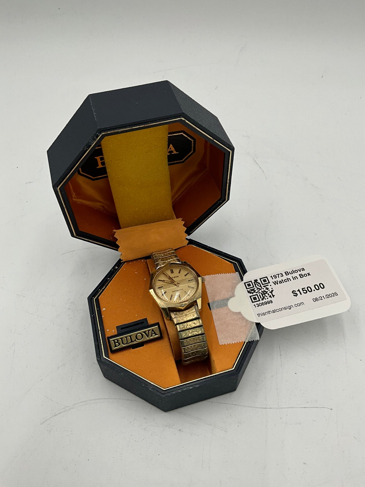 1973 Bulova Watch in Box