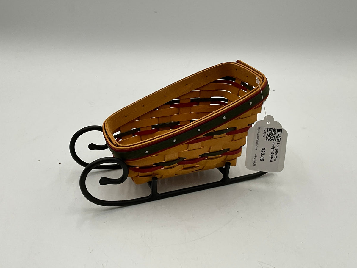 Longaberger Sleigh Basket
