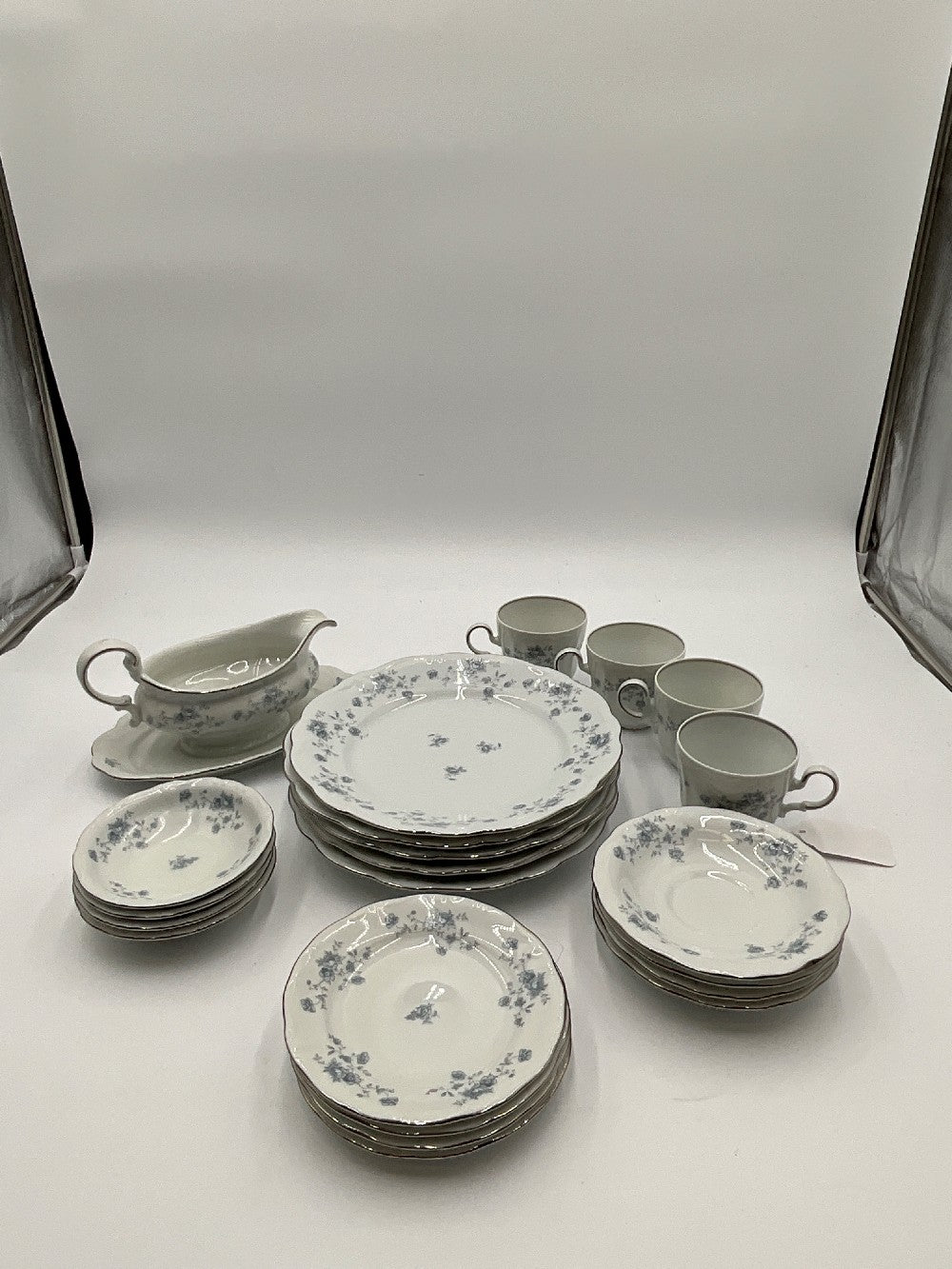 Johann Haviland 4 Place Setting With Extras and Gravy Boat