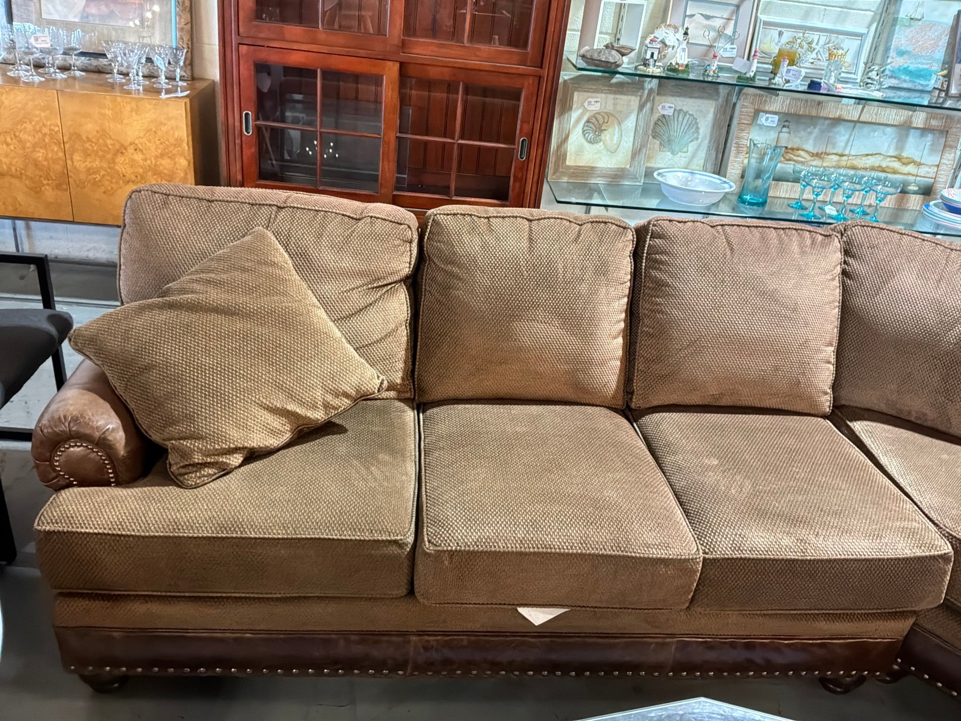 Smith Brothers Brown Sectional