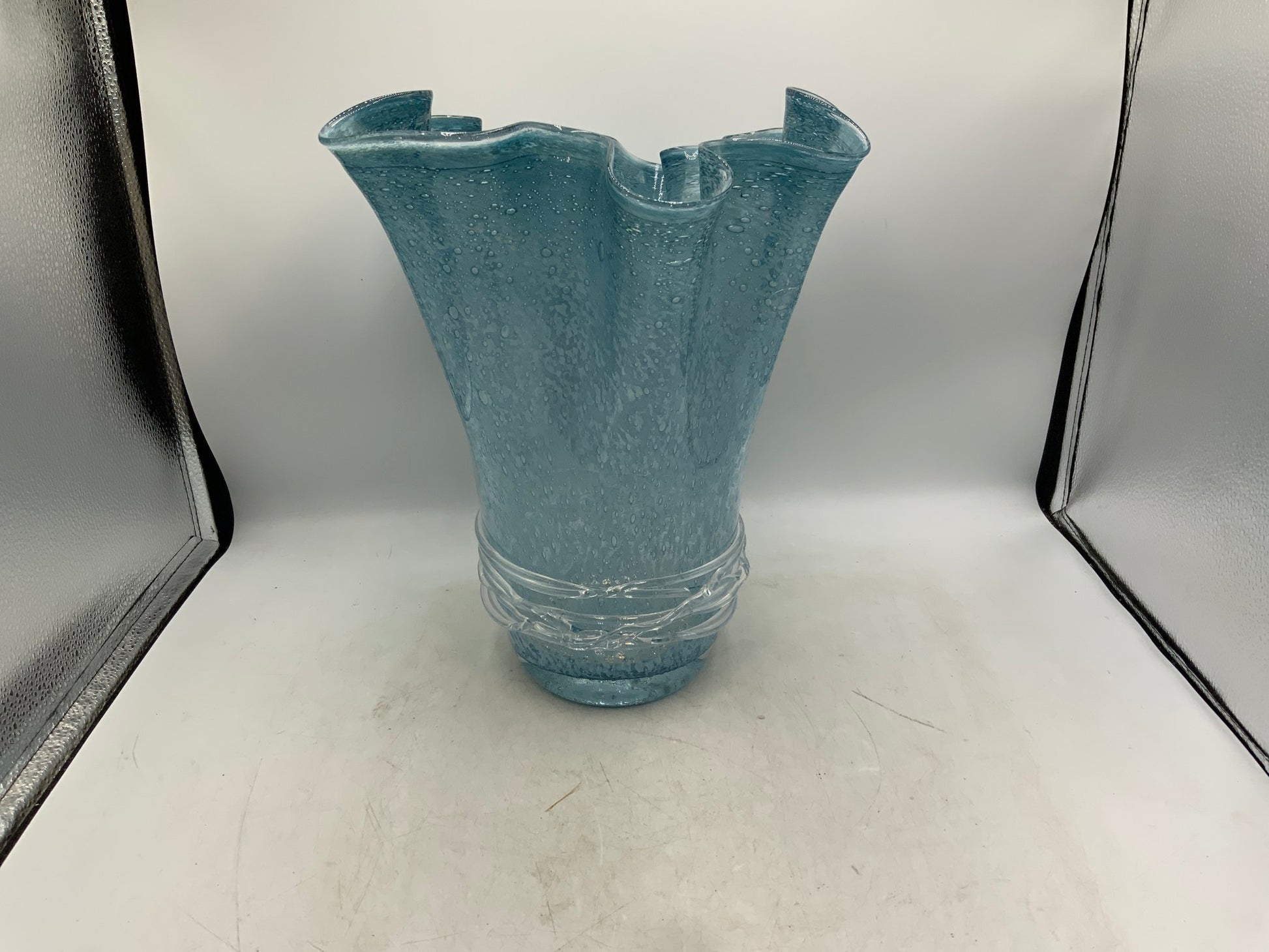 Blue Glass Vase