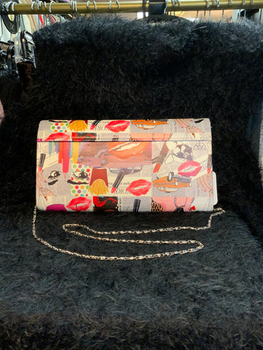 Newspaper Print Handbag