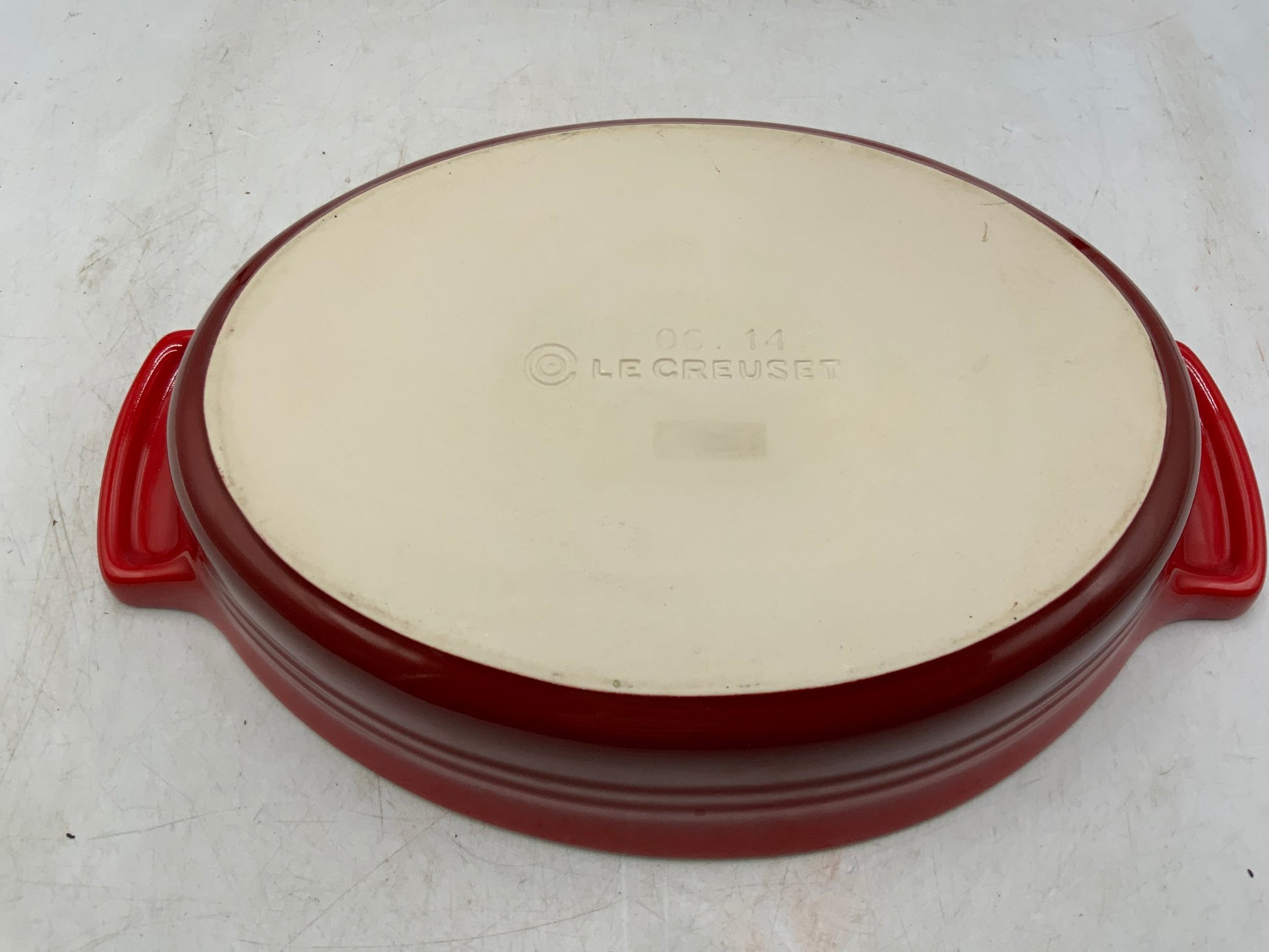 Le Creuset Red Oval Baker