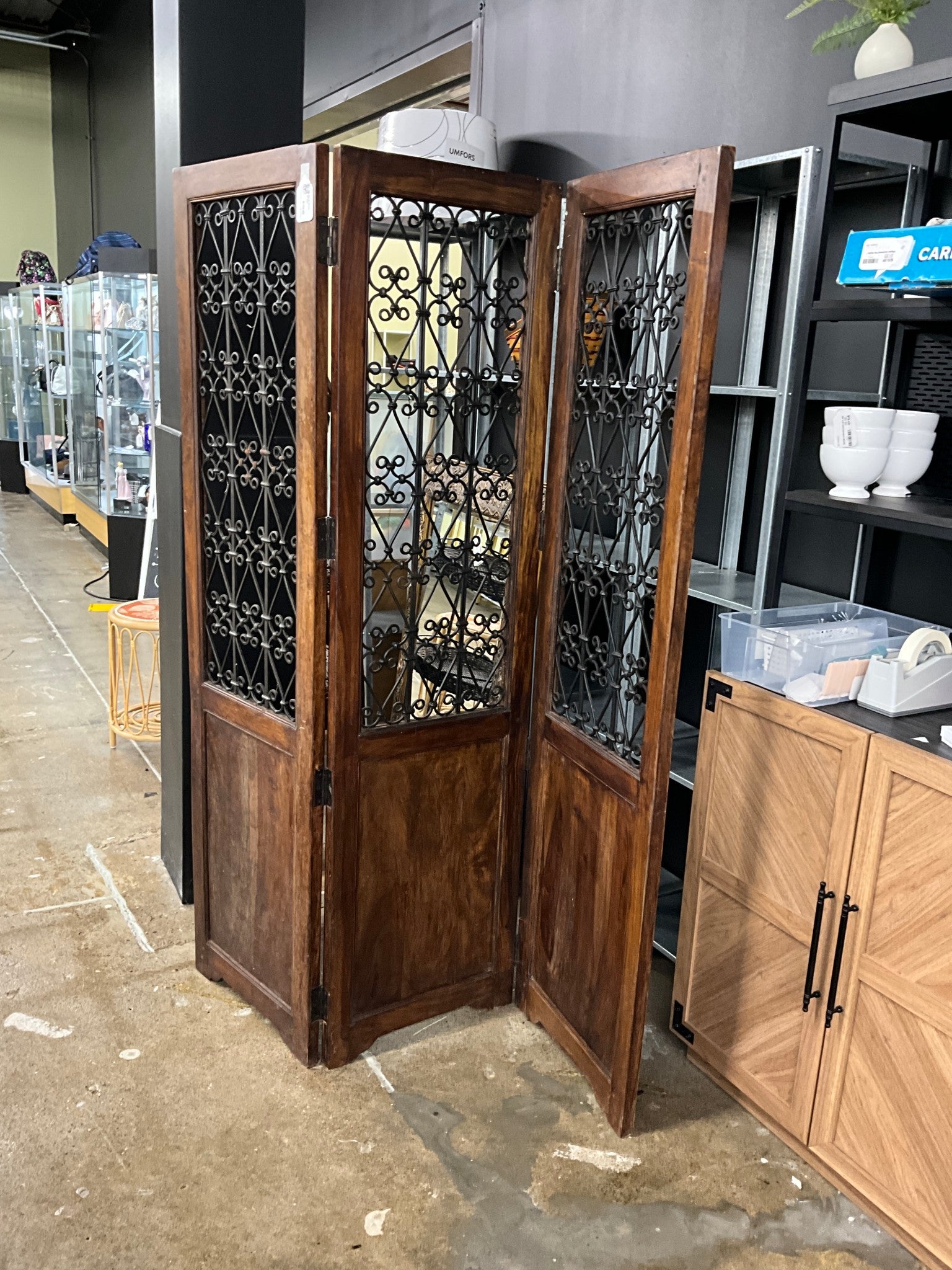 Wood Room Divider