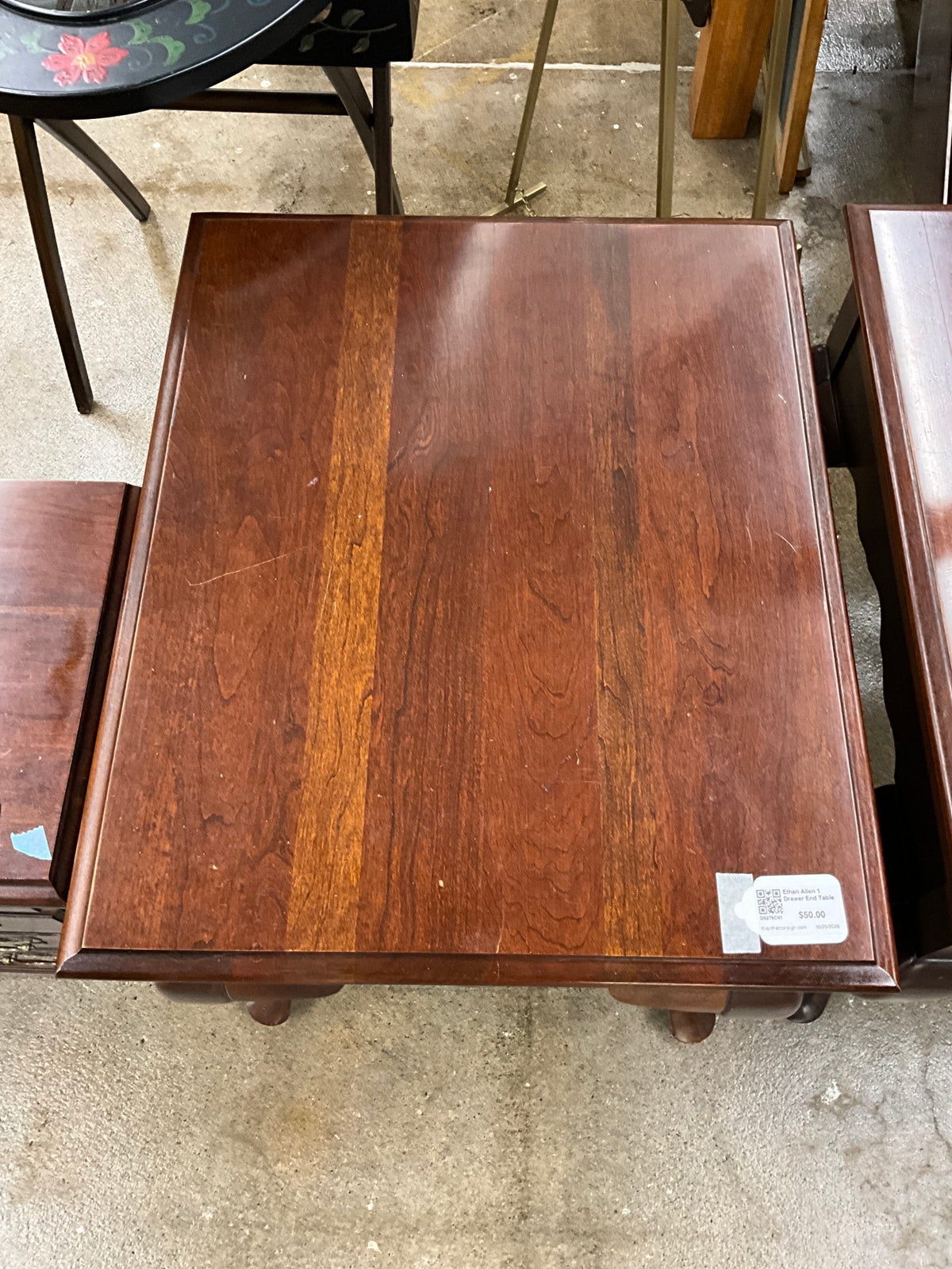 Ethan Allen 1 Drawer End Table