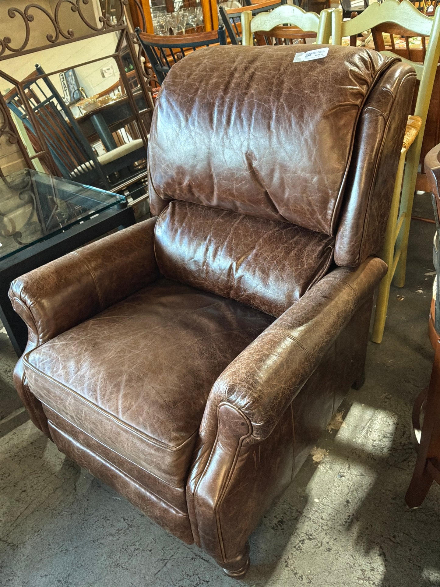Smith Brothers Leather Recliner