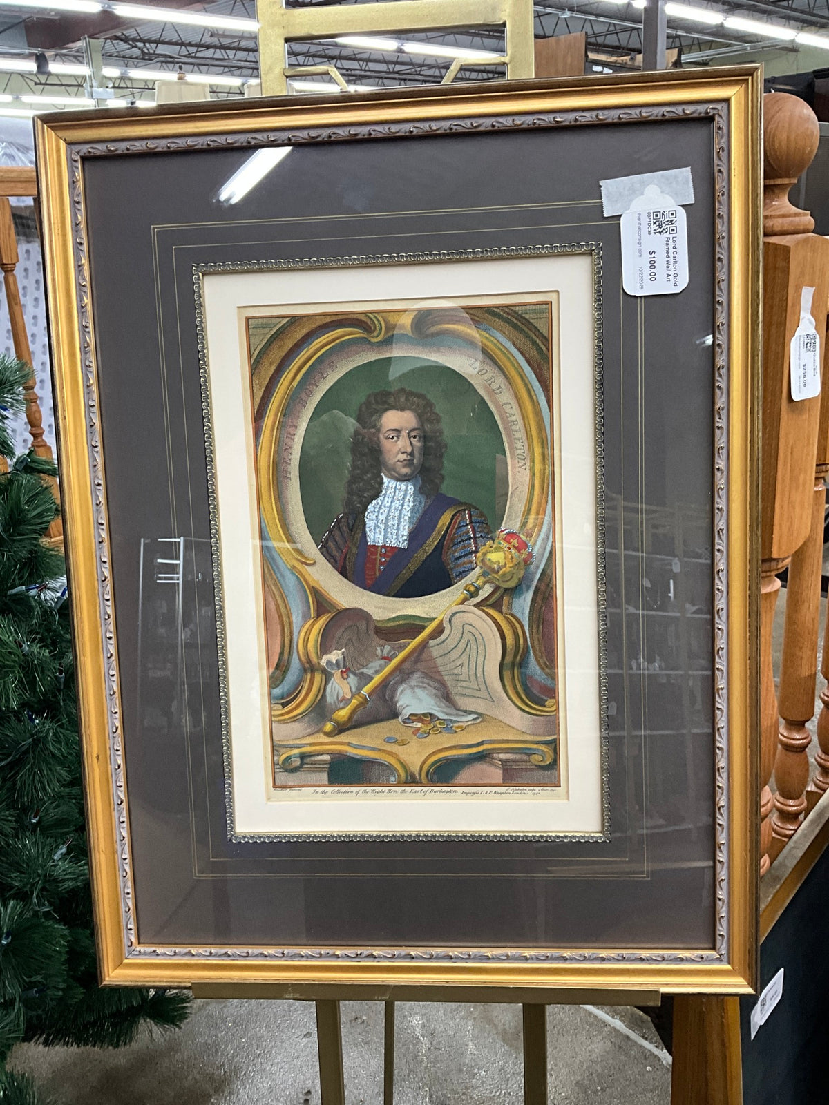 Lord Carlton Gold Framed Wall Art