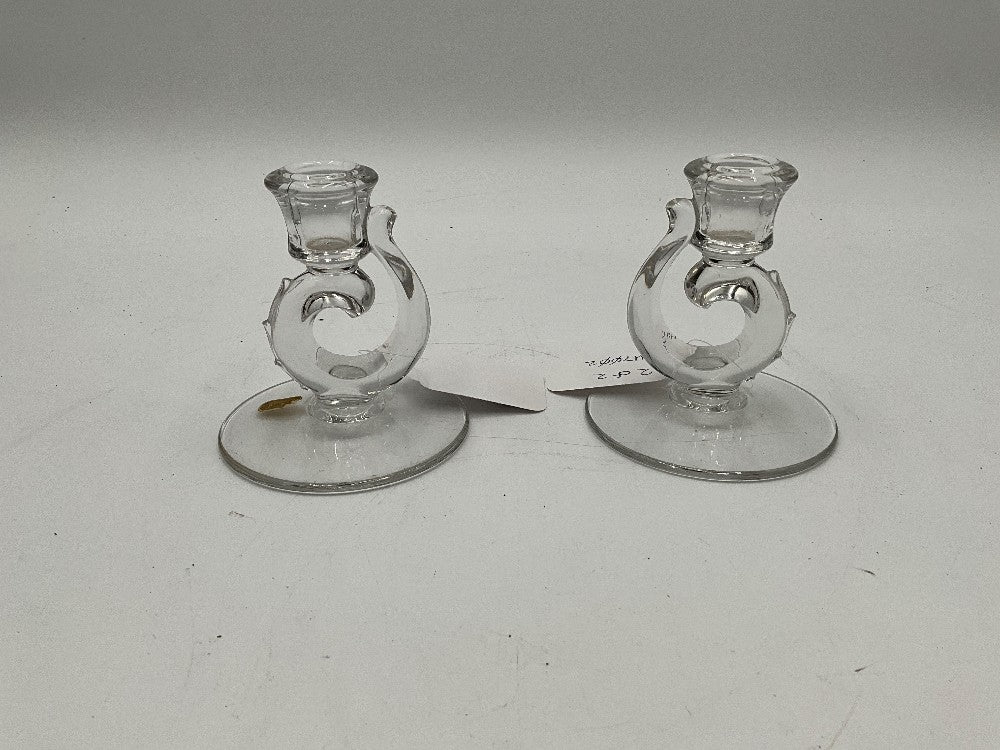 Fostoria Candle Stick 2Pc Set