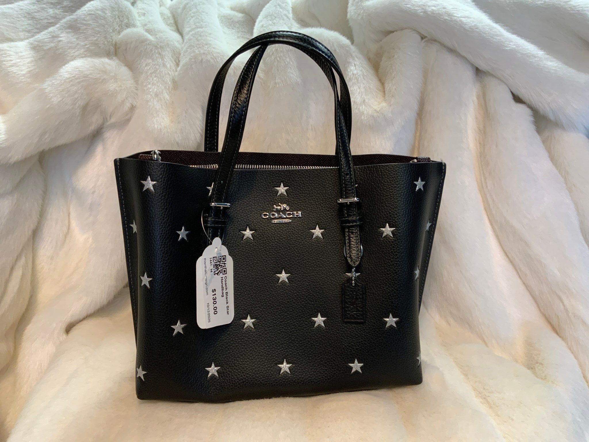 Coach Black Star Handbag