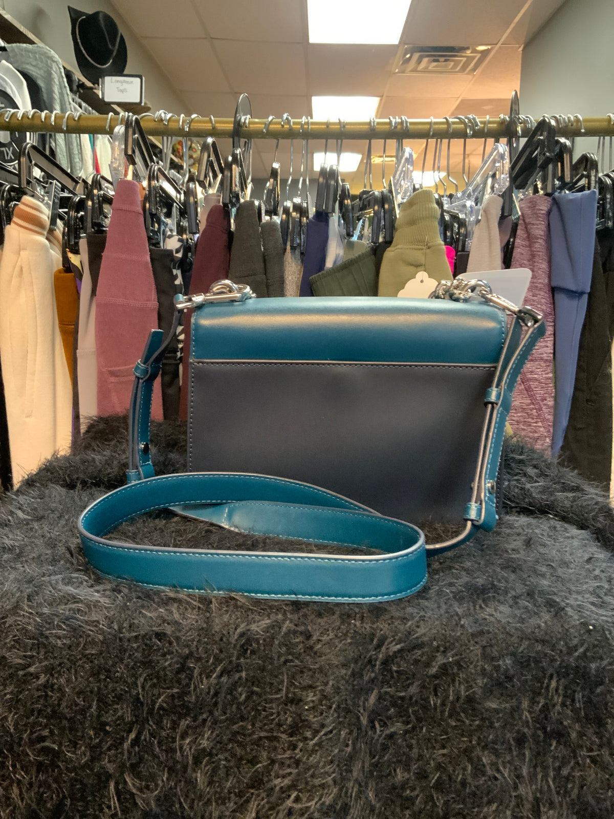 Blue MK Crossbody w/ Duster
