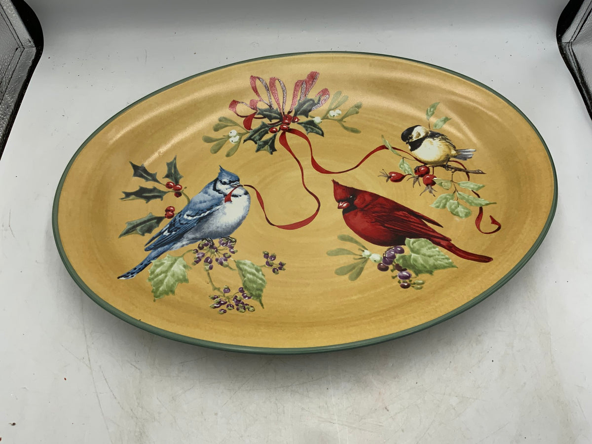Lenox Winter Greetings Lg Platter
