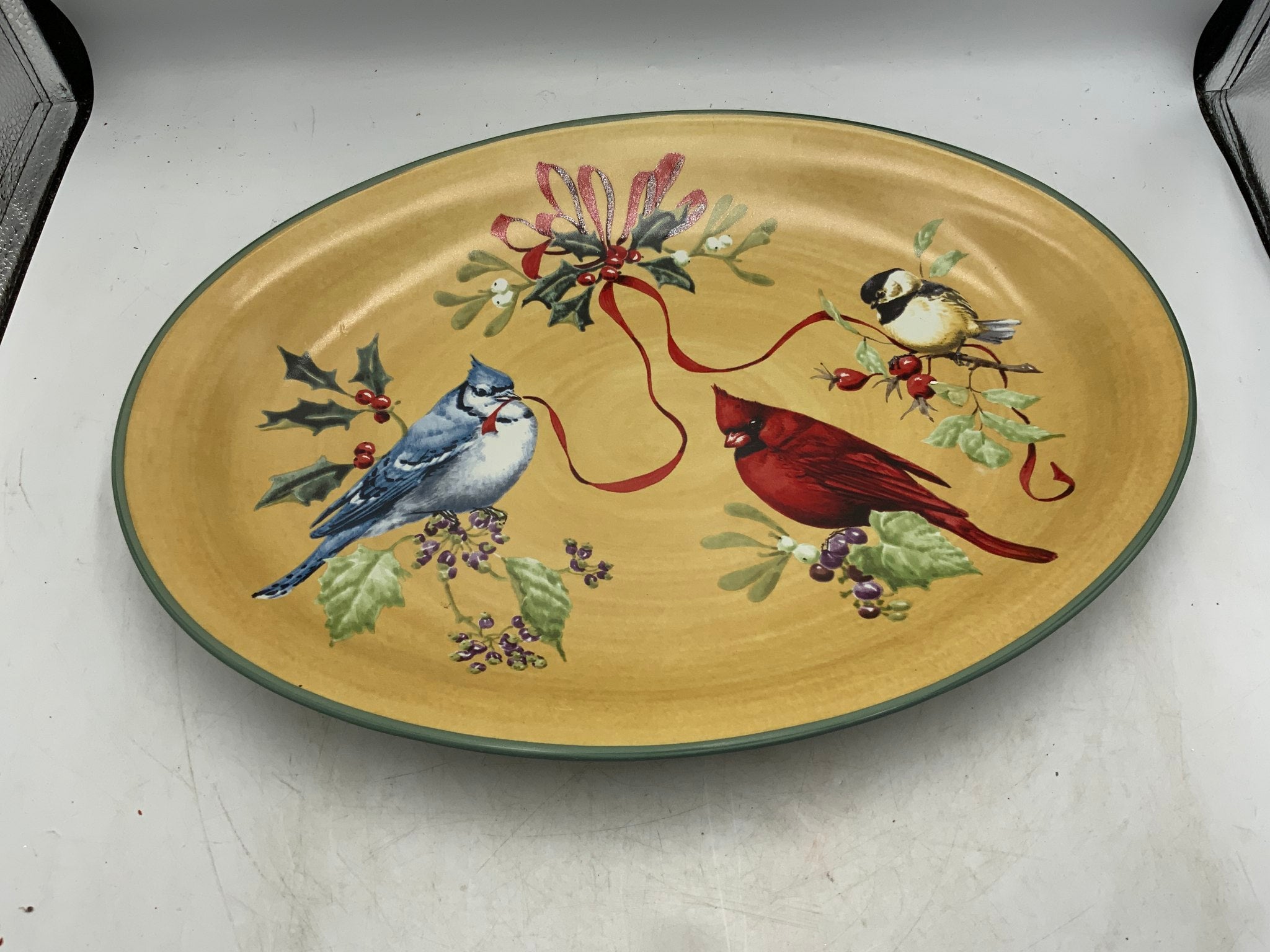 Lenox Winter Greetings Lg Platter