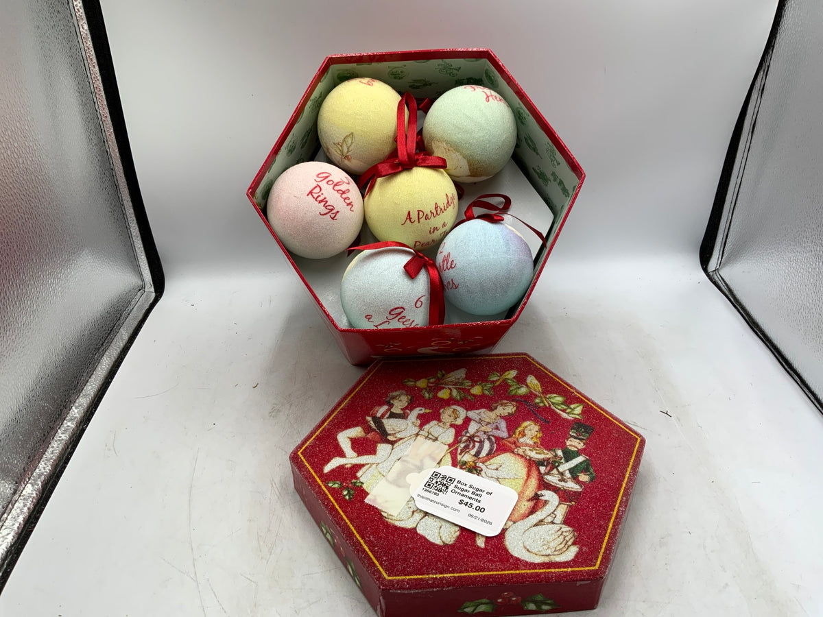Box Sugar of Sugar Ball Ornaments
