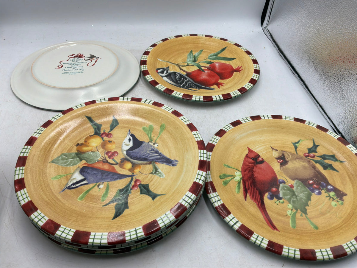 Set 6 Sm Lenox Plates