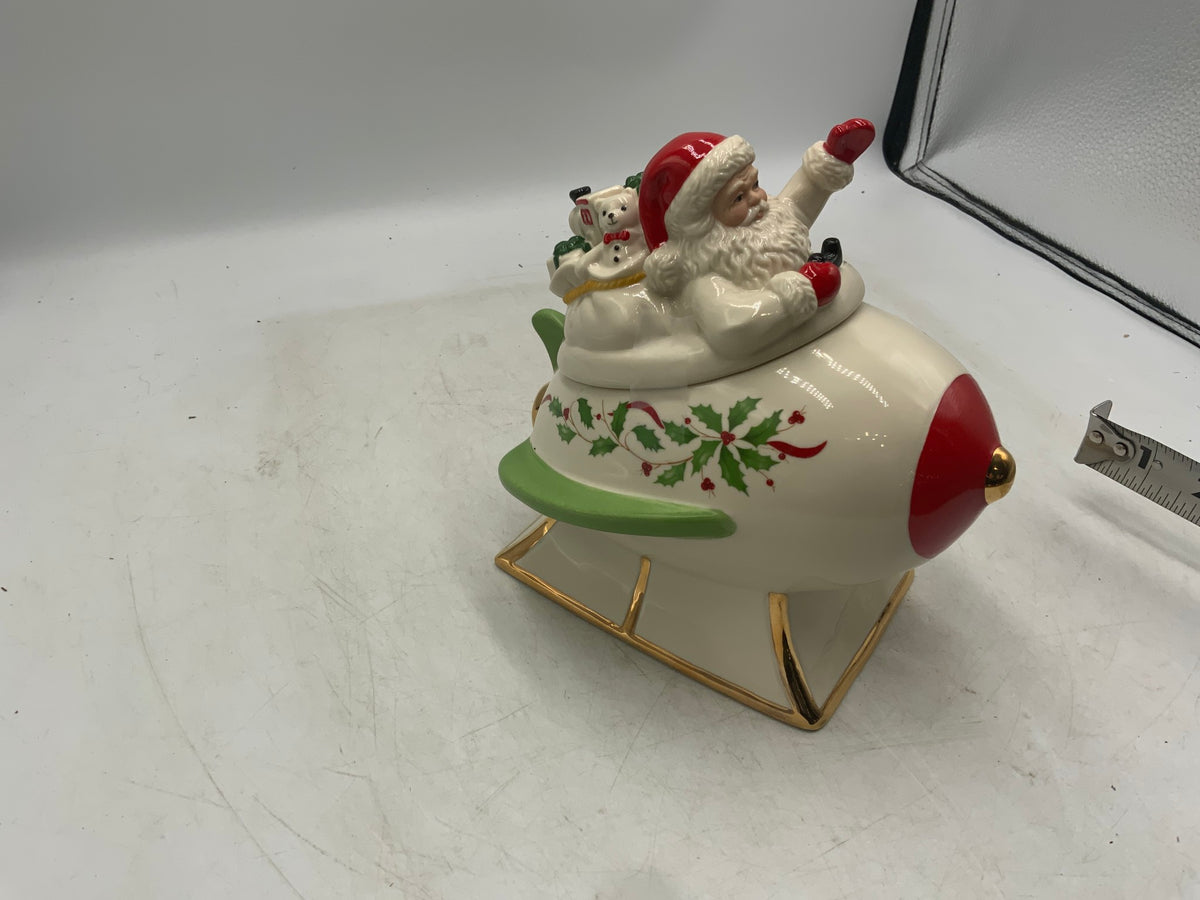 Lenox Santa Canister