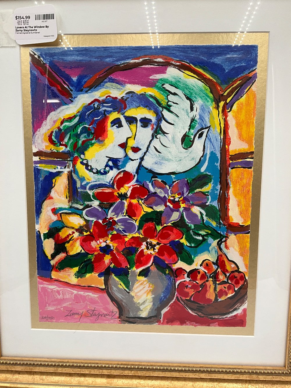 Lovers At The Window By Zamy Steynovitz