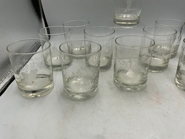 12 Days of Christmas Glasses - Set of 12