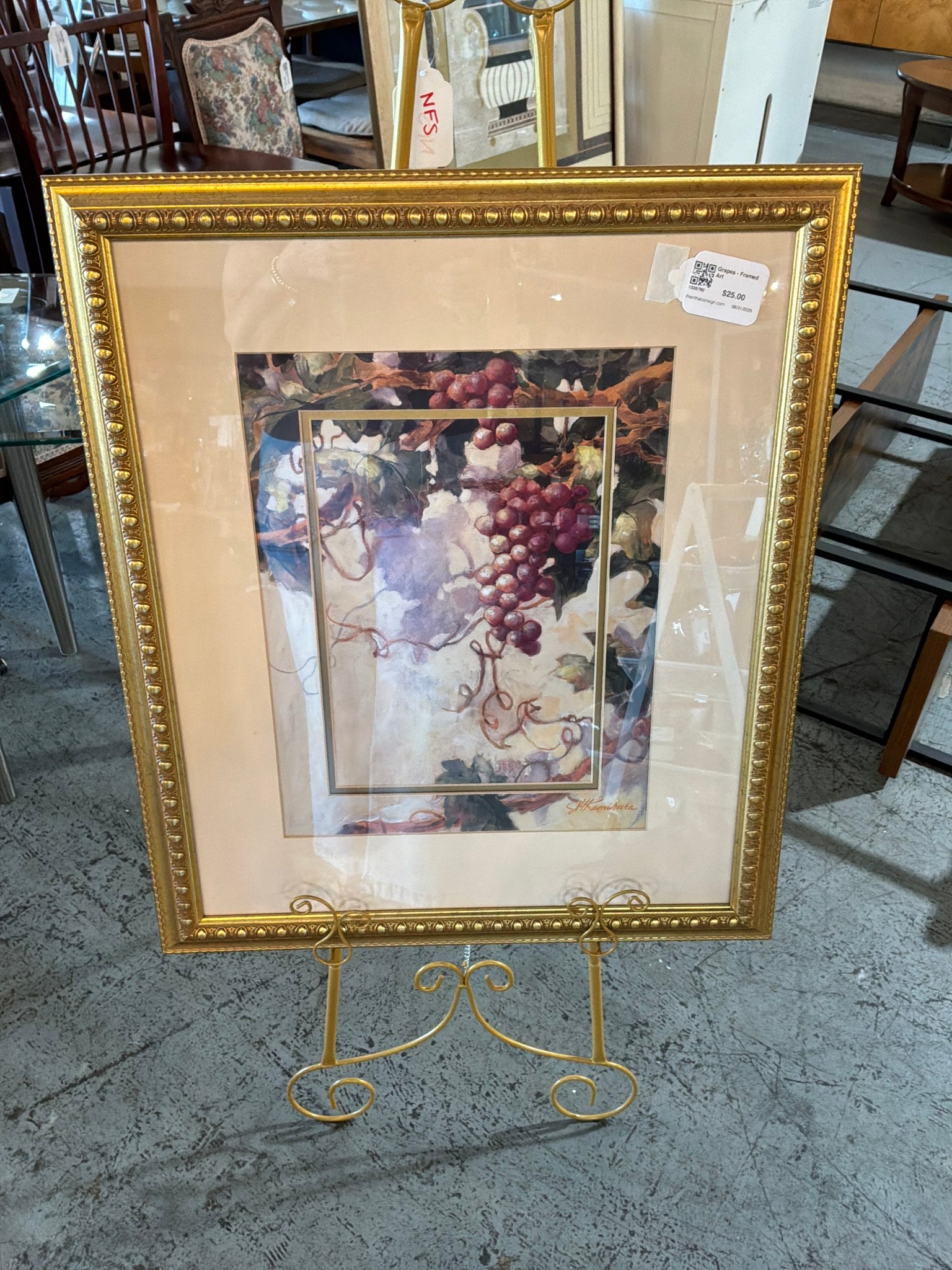 Grapes - Framed Art