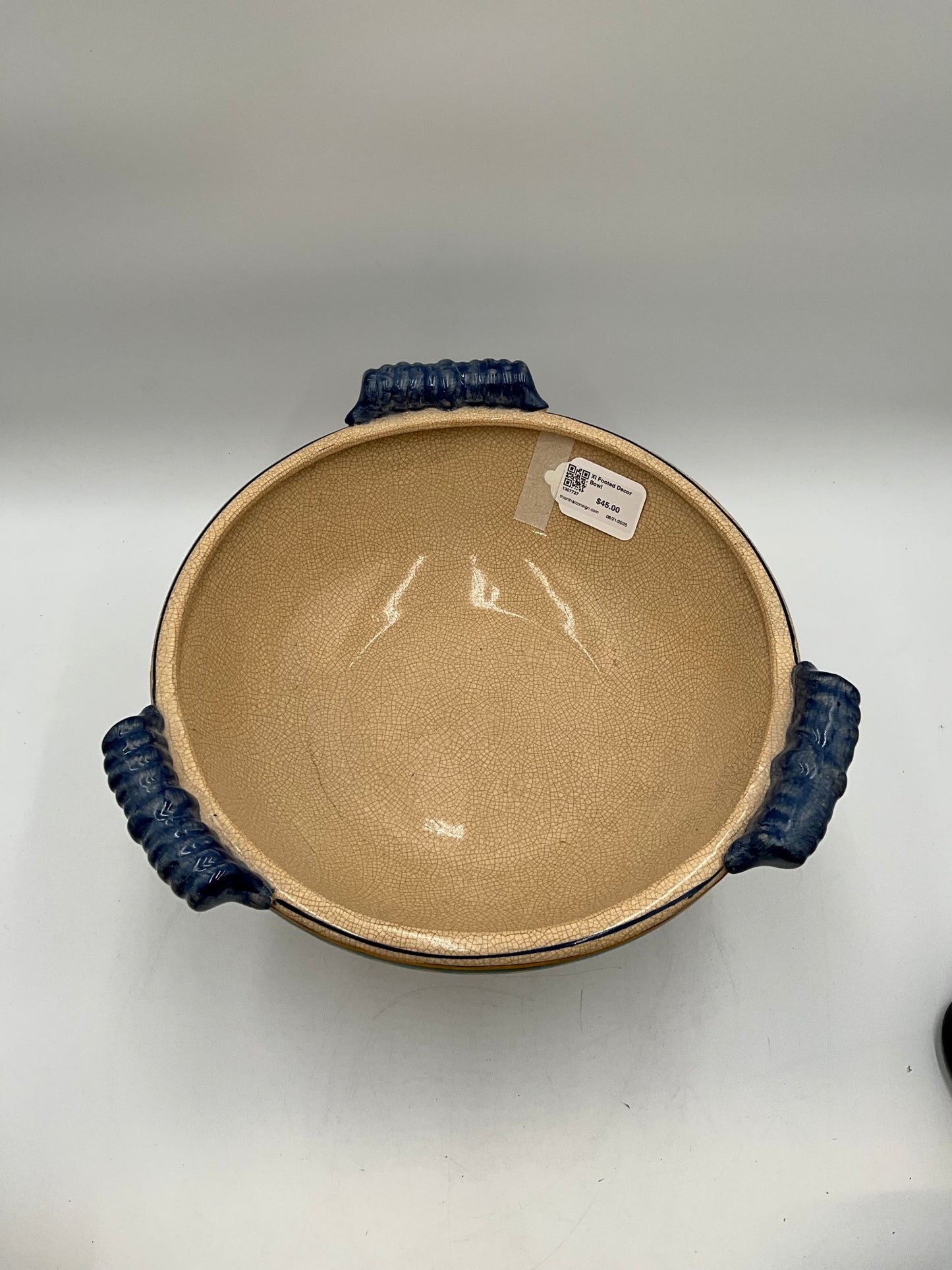 Xl Footed Decor Bowl