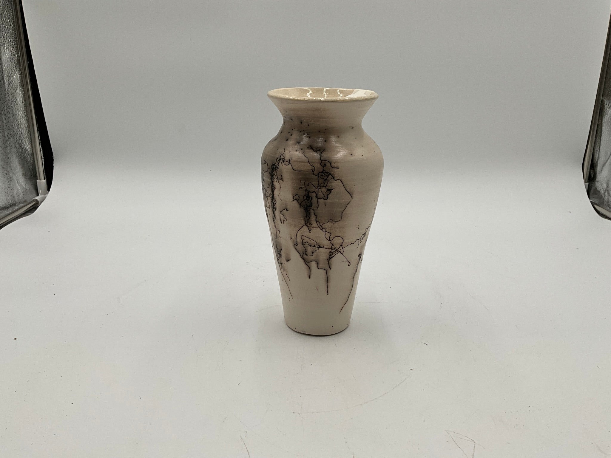 Rivers Edge Horsehair Vase By Donna King