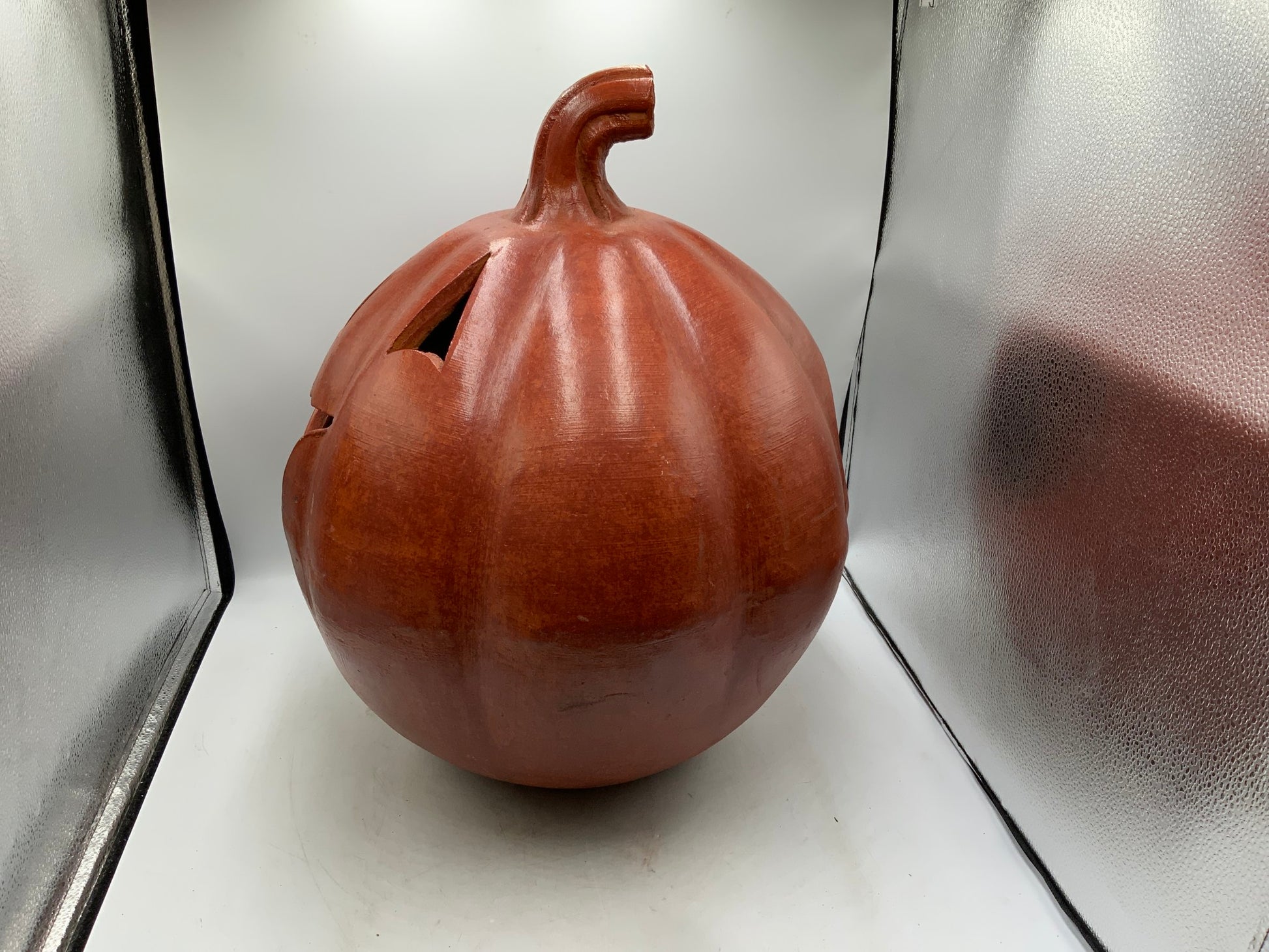 Lg Terracotta Pumpkin