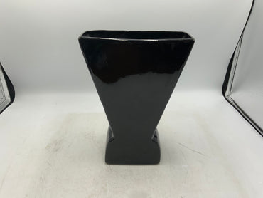 Pelzman Black Art Deco Style Vase
